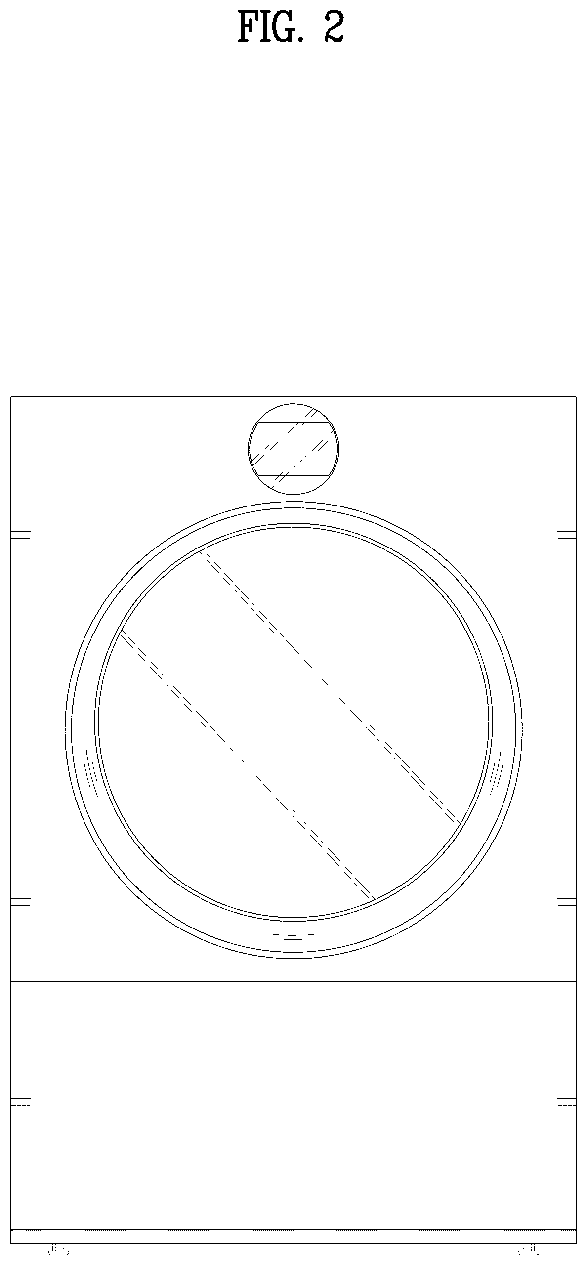 Patent USD1045273 Figure 2 – Electric washing machine