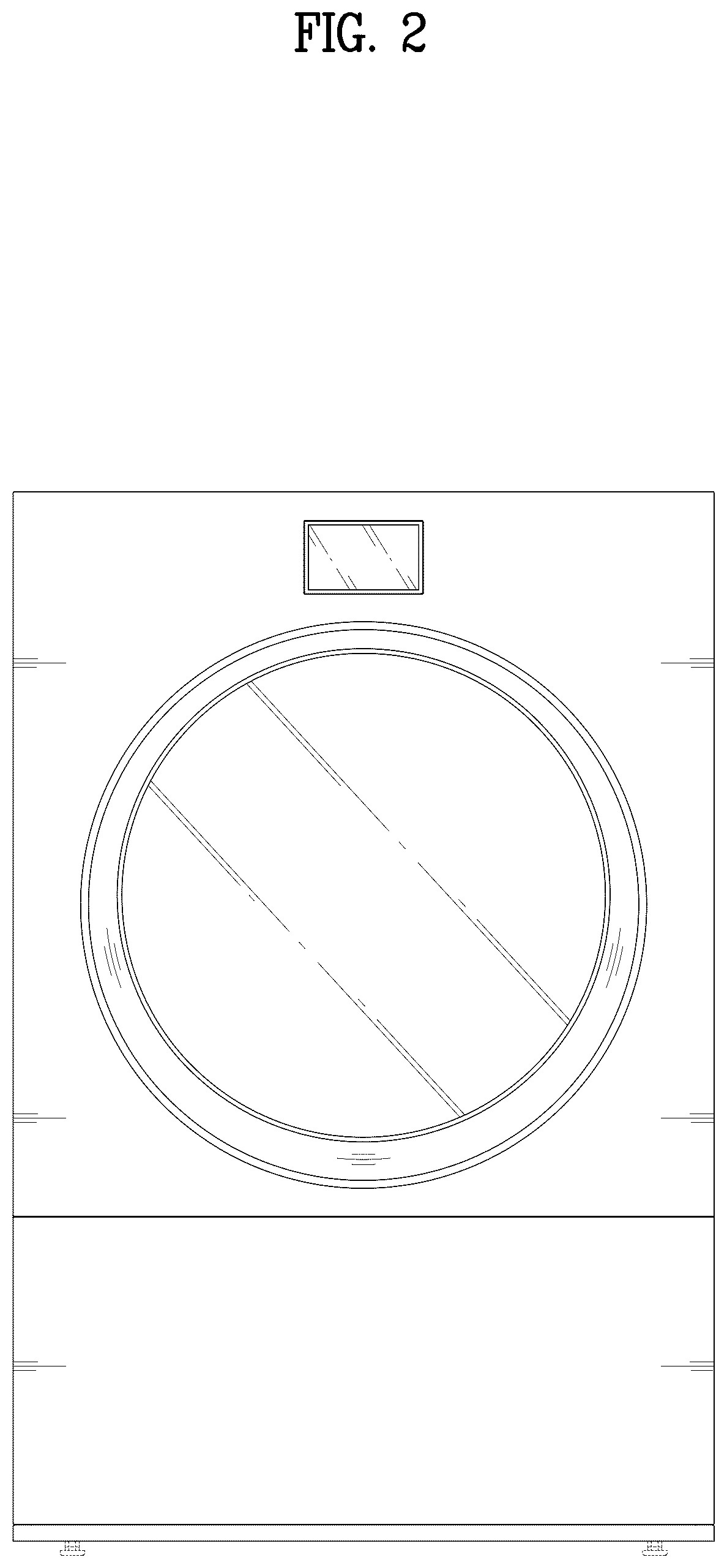 Patent USD1045275 Figure 2 – Electric washing machine