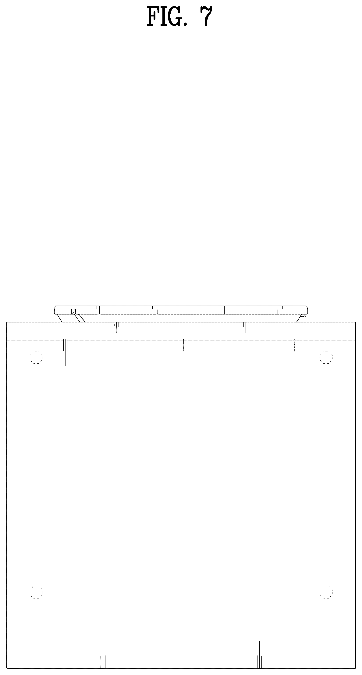 Patent USD1045275 Figure 7 – Electric washing machine