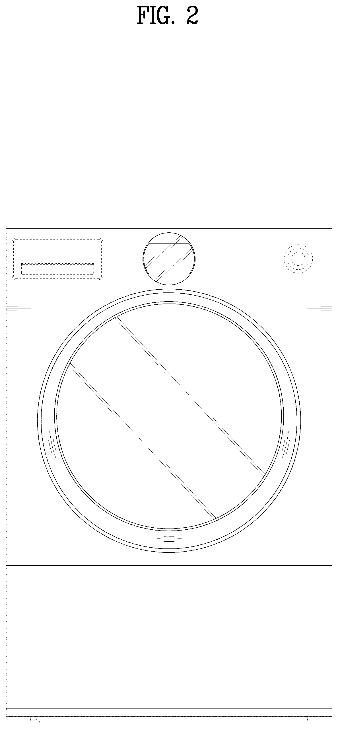 Patent USD1045276 Figure 2 – Electric washing machine
