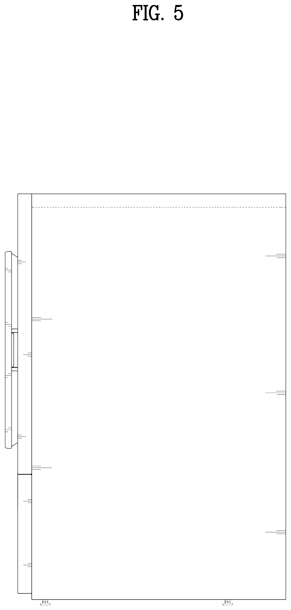 Patent USD1045276 Figure 5 – Electric washing machine