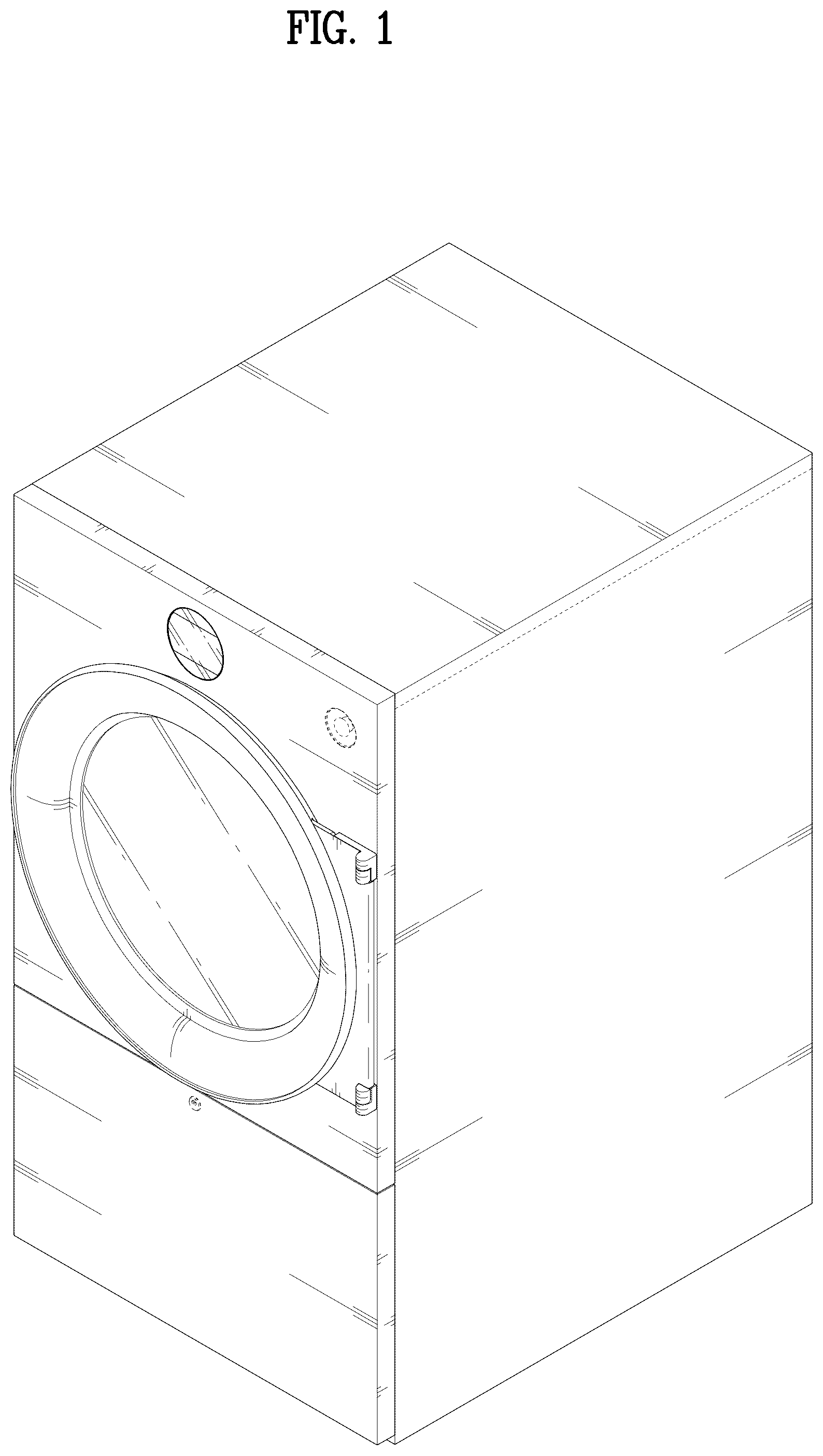 Patent USD1045277 Figure 1 – Electric drying machine for laundry purpose