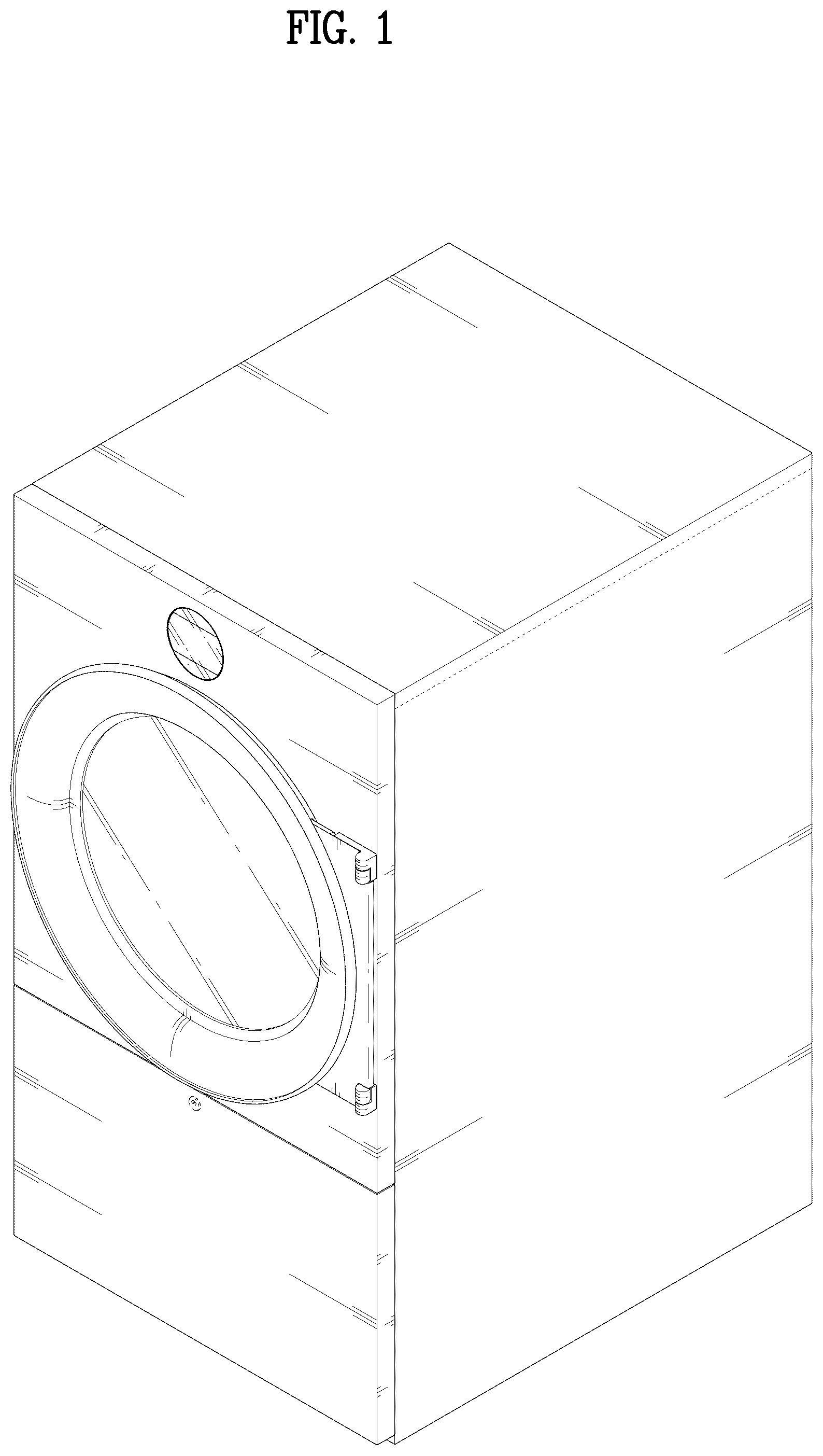 Patent USD1045278 Figure 1 – Electric drying machine for laundry purpose