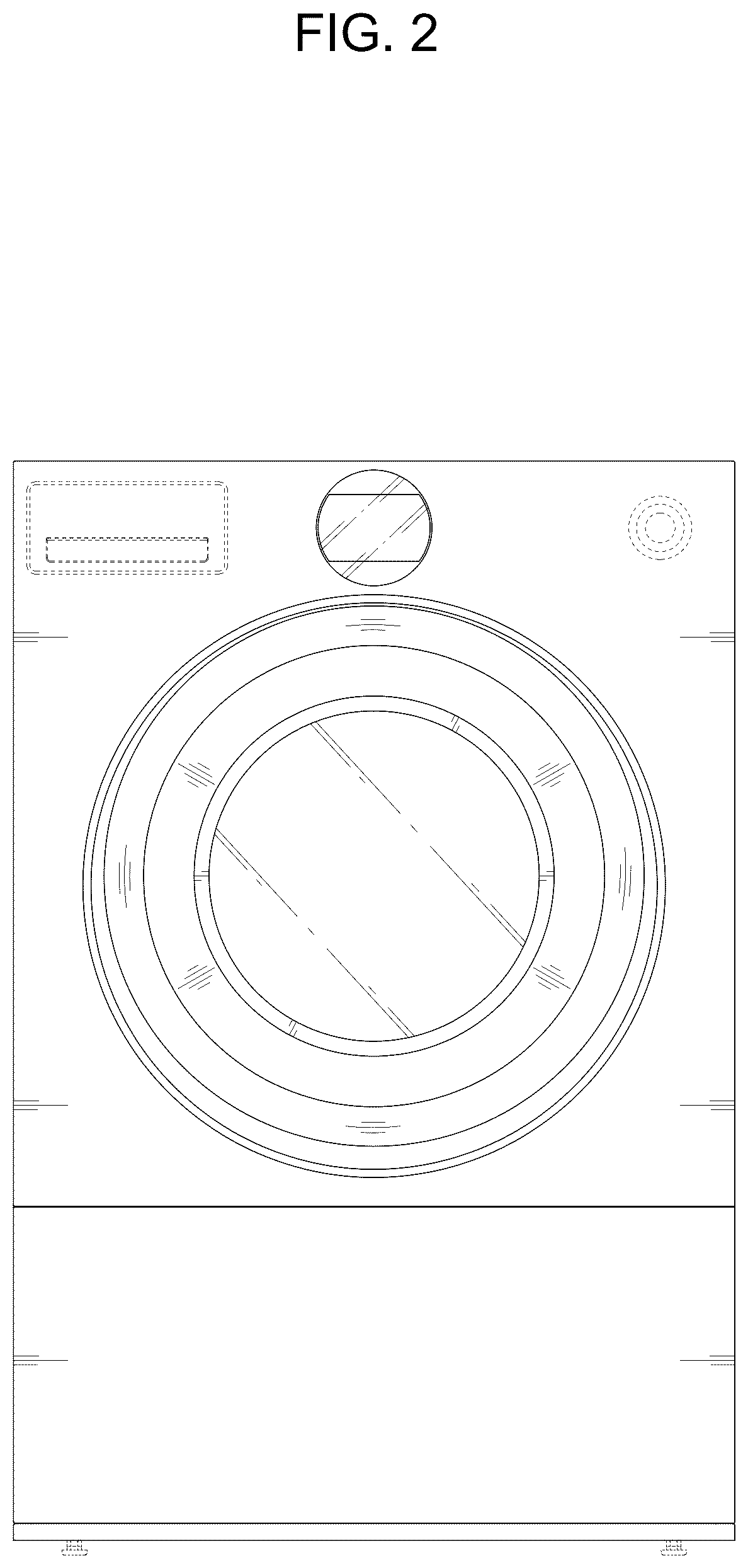 Patent USD1045279 Figure 2 – Electric washing machine