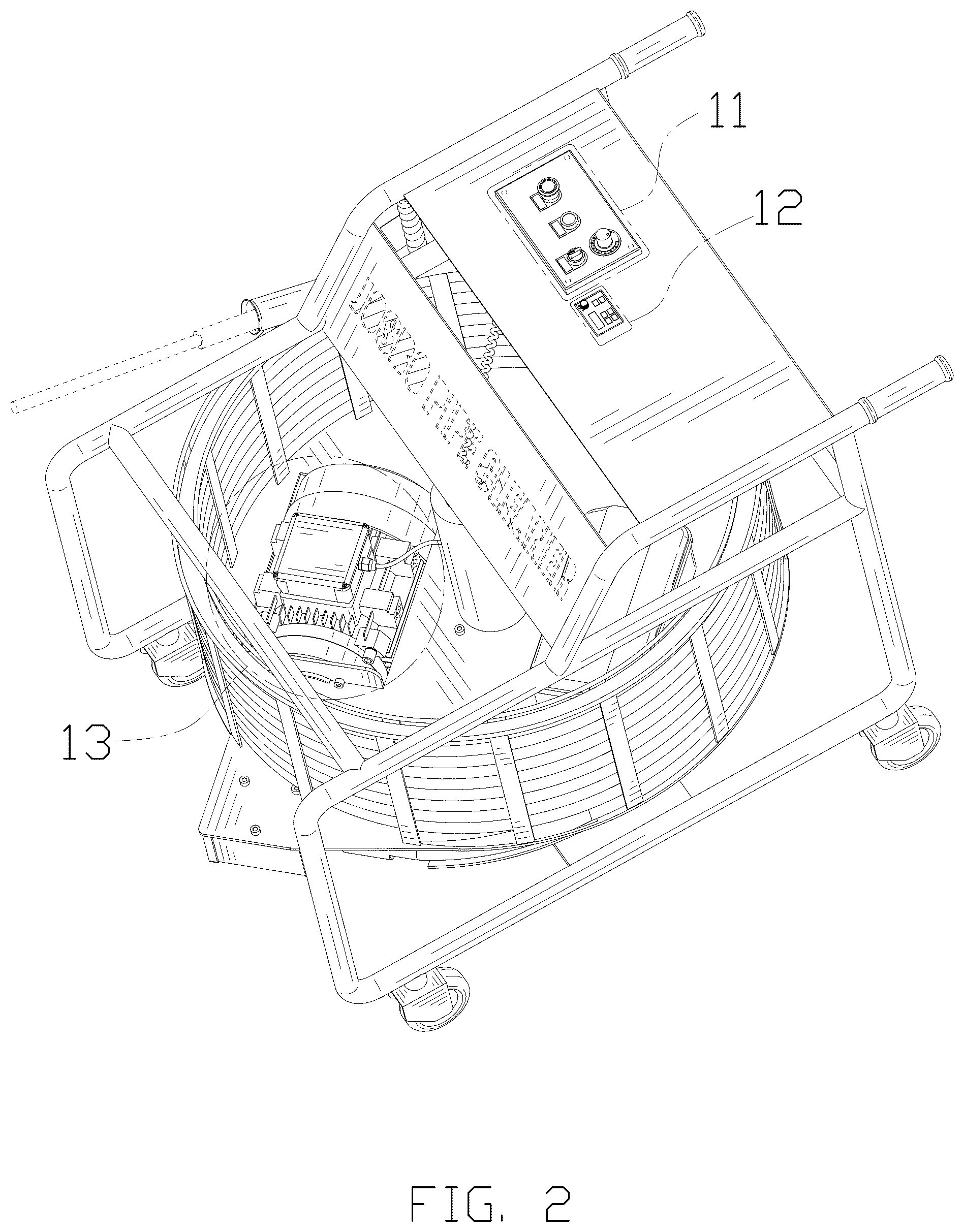 Patent USD1045282 Figure 2 – Pipe cleaner