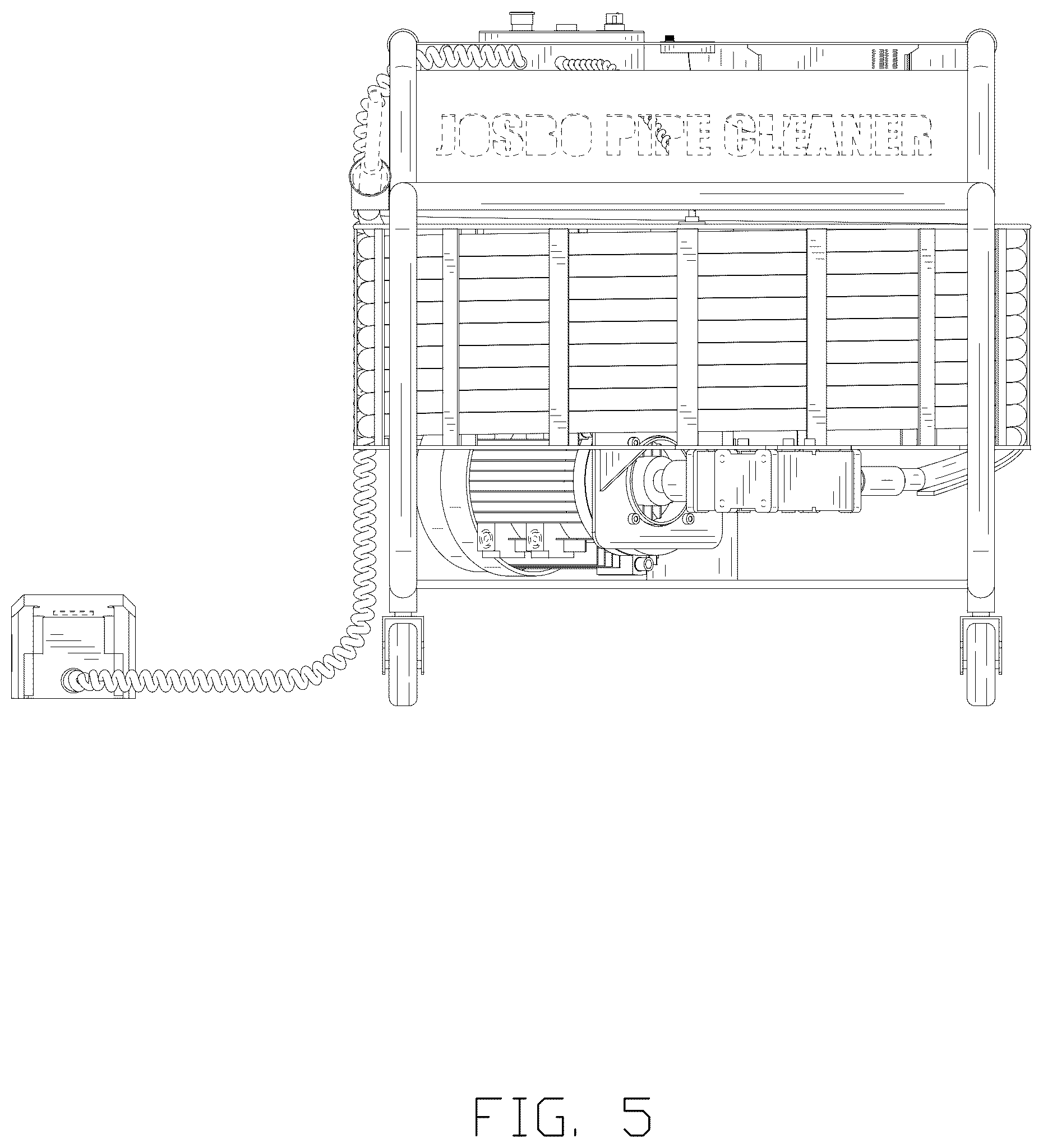 Patent USD1045282 Figure 5 – Pipe cleaner