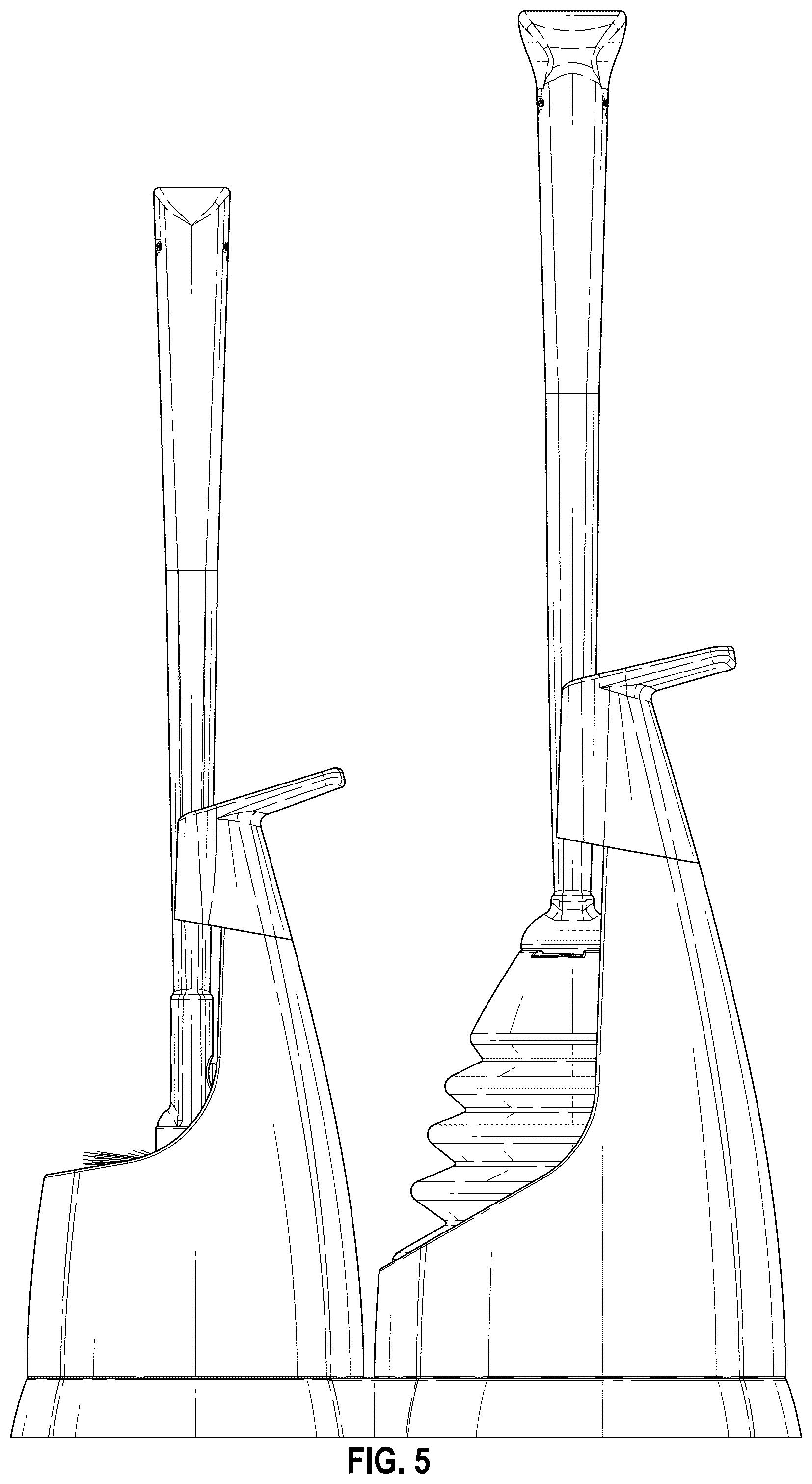 Patent USD1045283 Figure 4 – Reconfigurable combined toilet plunger, brush, and caddy