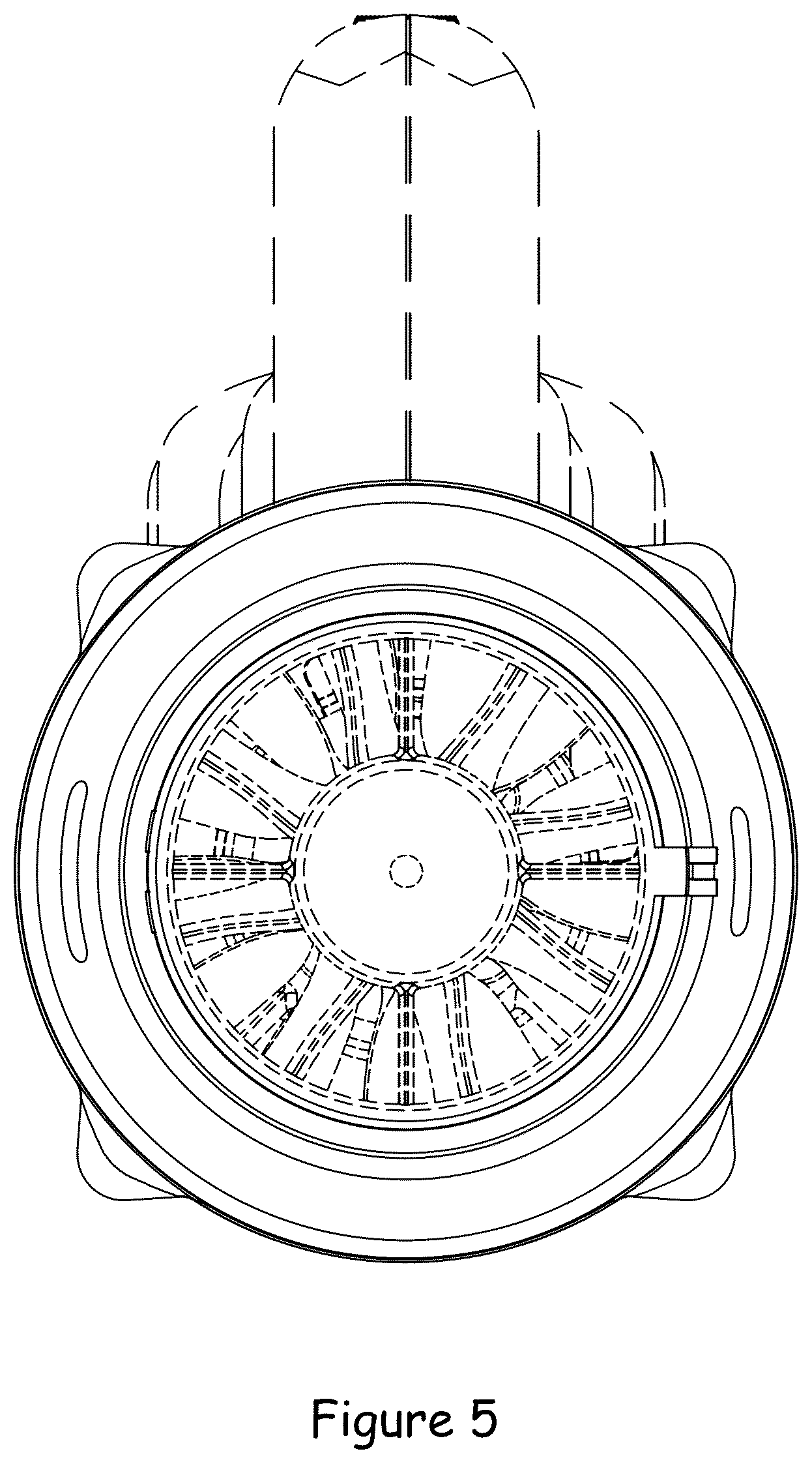 Patent USD1045284 Figure 5 – Blower
