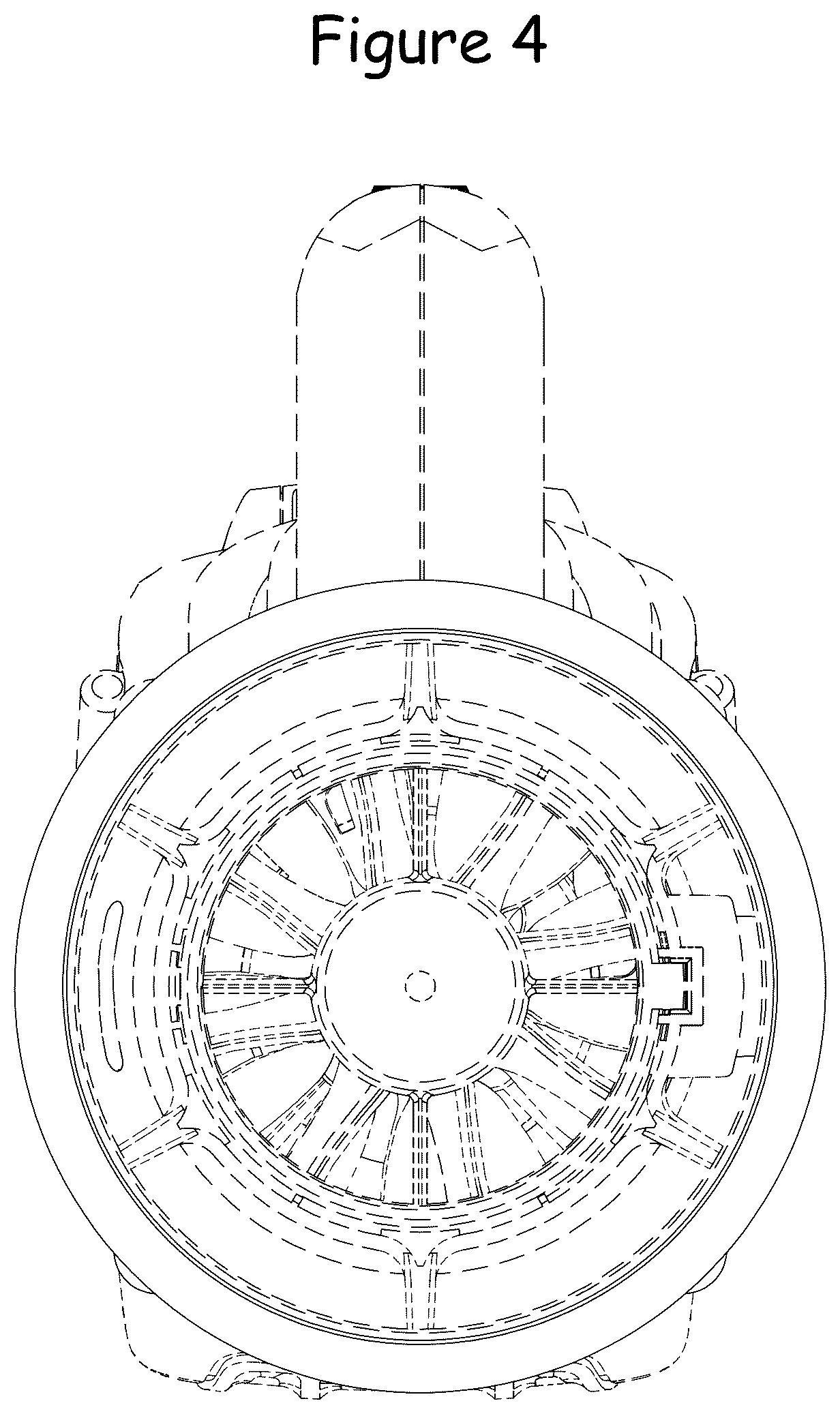 Patent USD1045285 Figure 4 – Blower