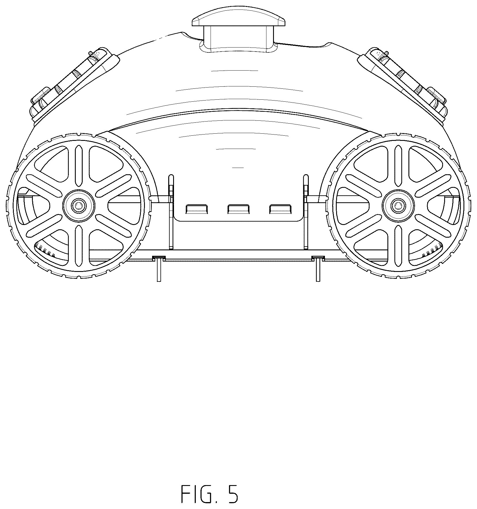 Patent USD1045286 Figure 5 – Pool cleaner
