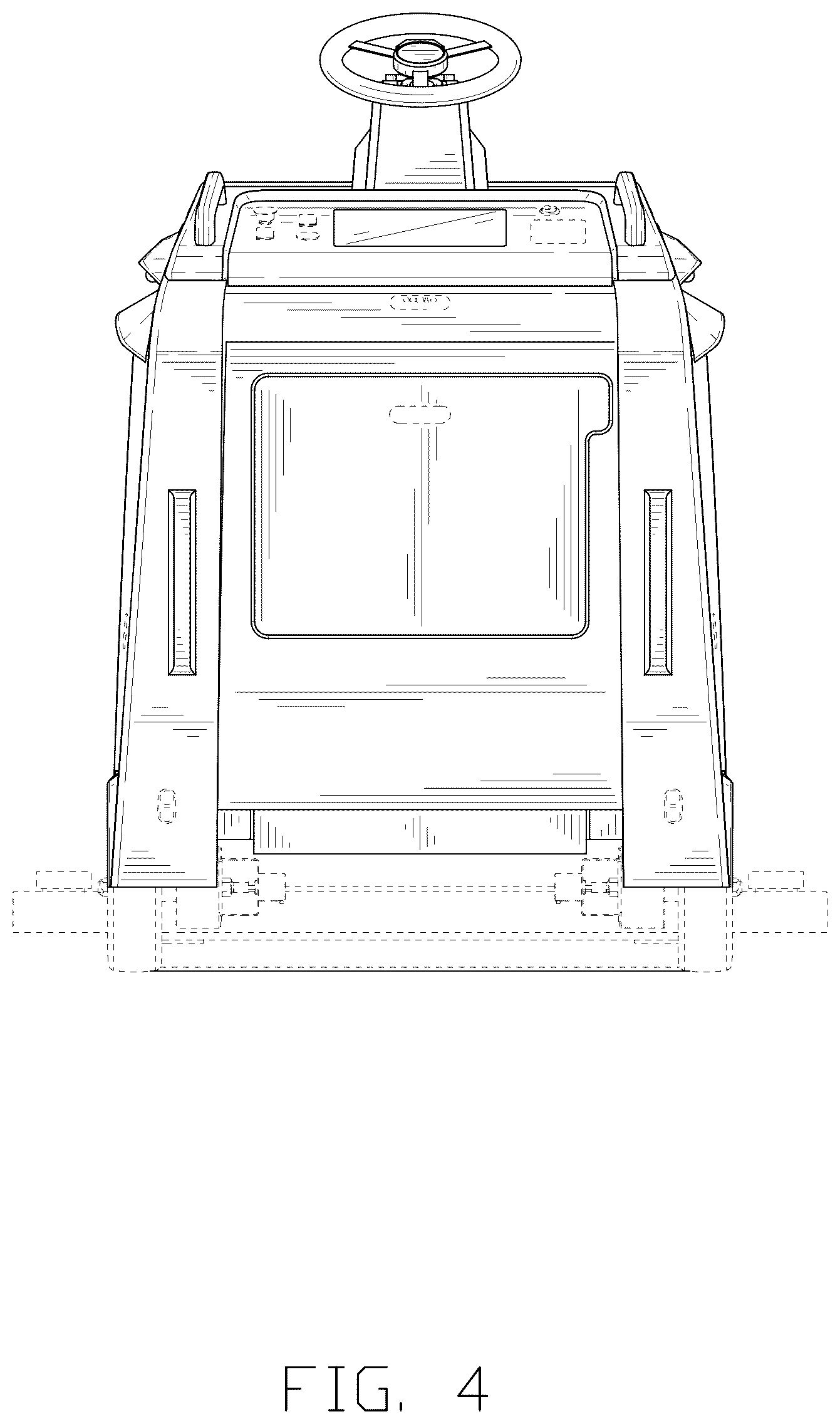Patent USD1045288 Figure 4 – Floor cleaner