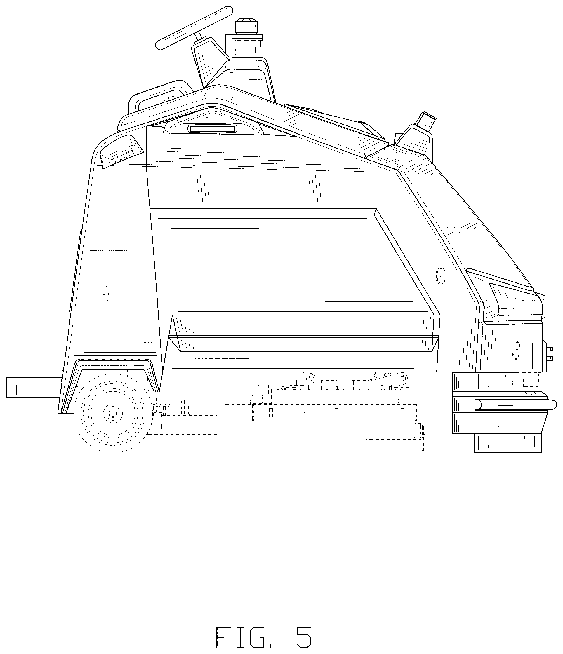 Patent USD1045288 Figure 5 – Floor cleaner
