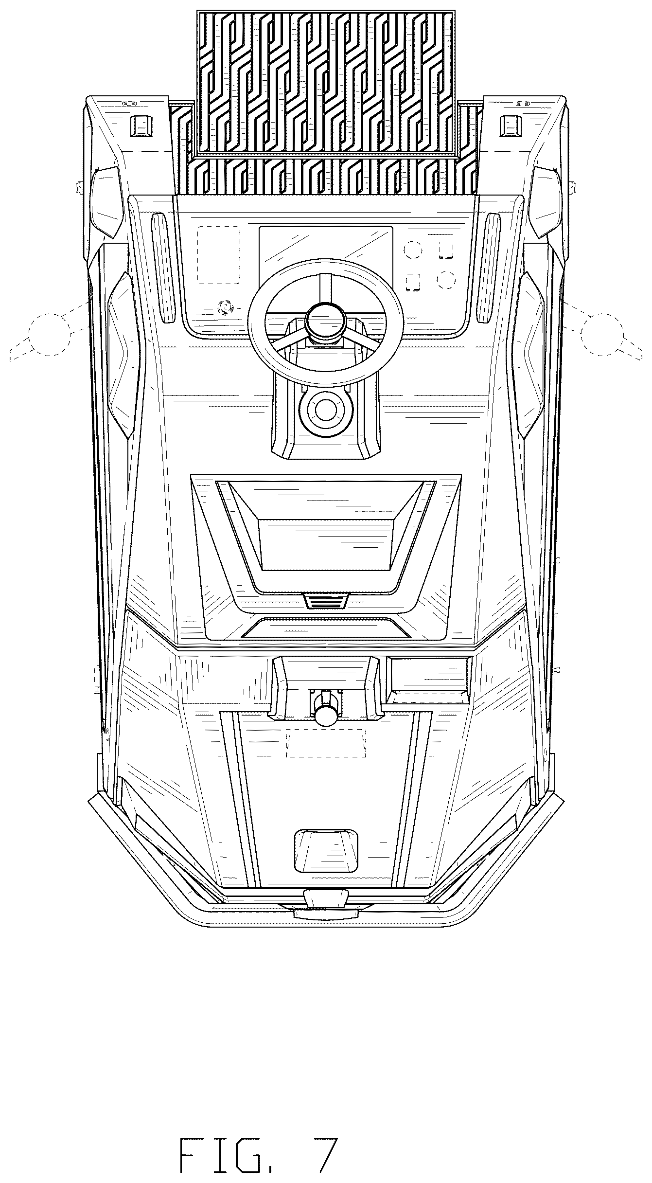 Patent USD1045288 Figure 7 – Floor cleaner