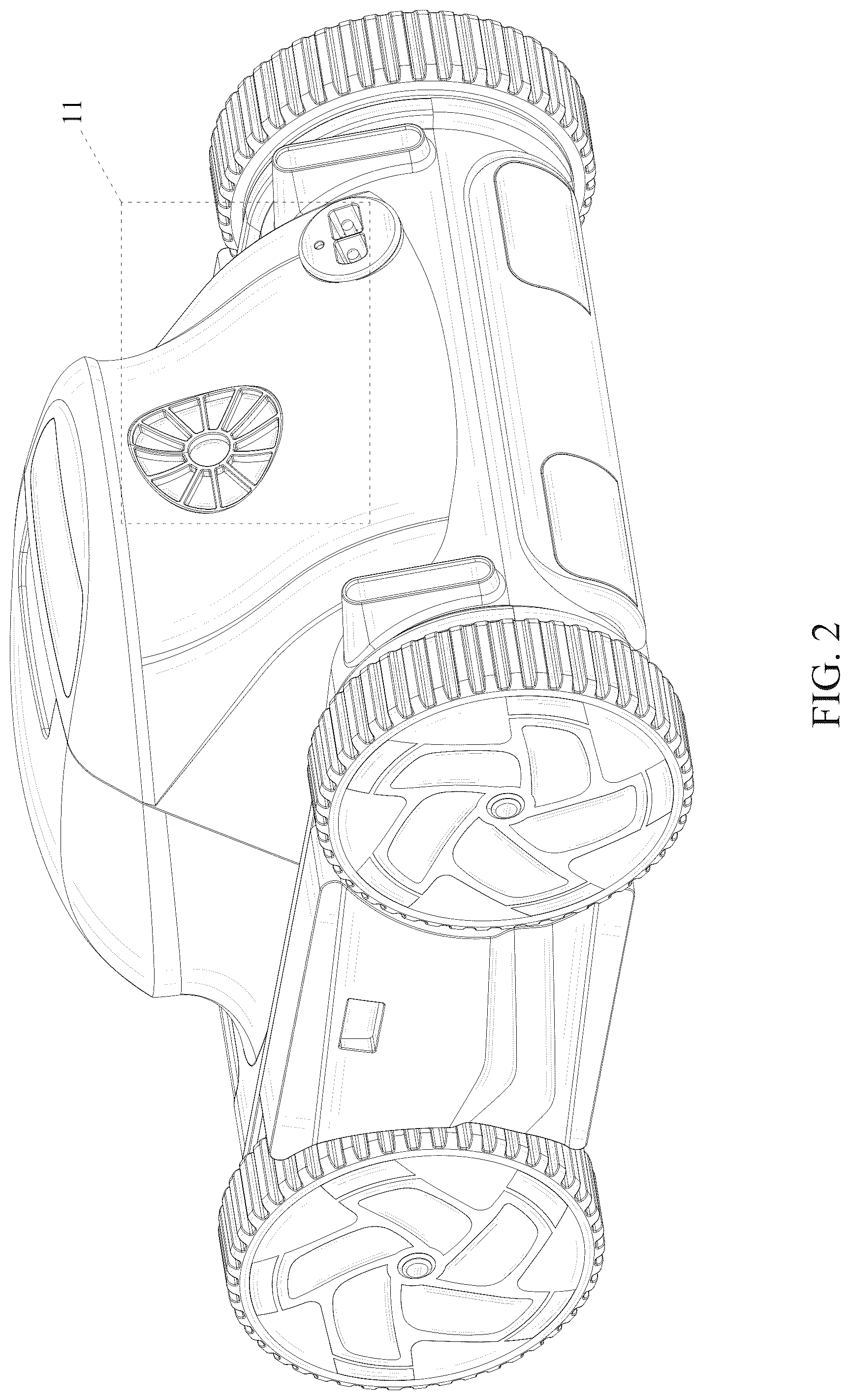 Patent USD1045289 Figure 2 – Underwater cleaner
