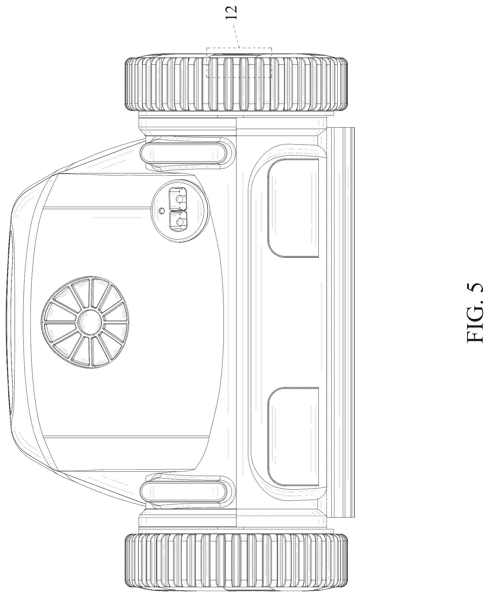 Patent USD1045289 Figure 5 – Underwater cleaner
