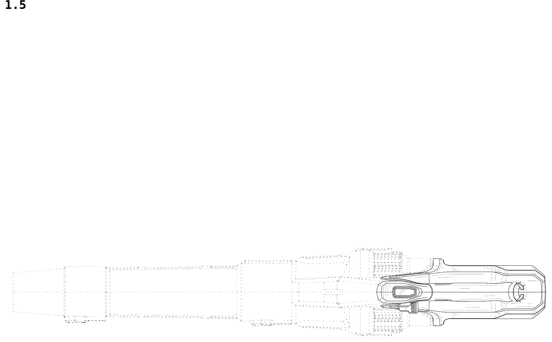 Patent USD1045290 Figure 5 – Leaf blower