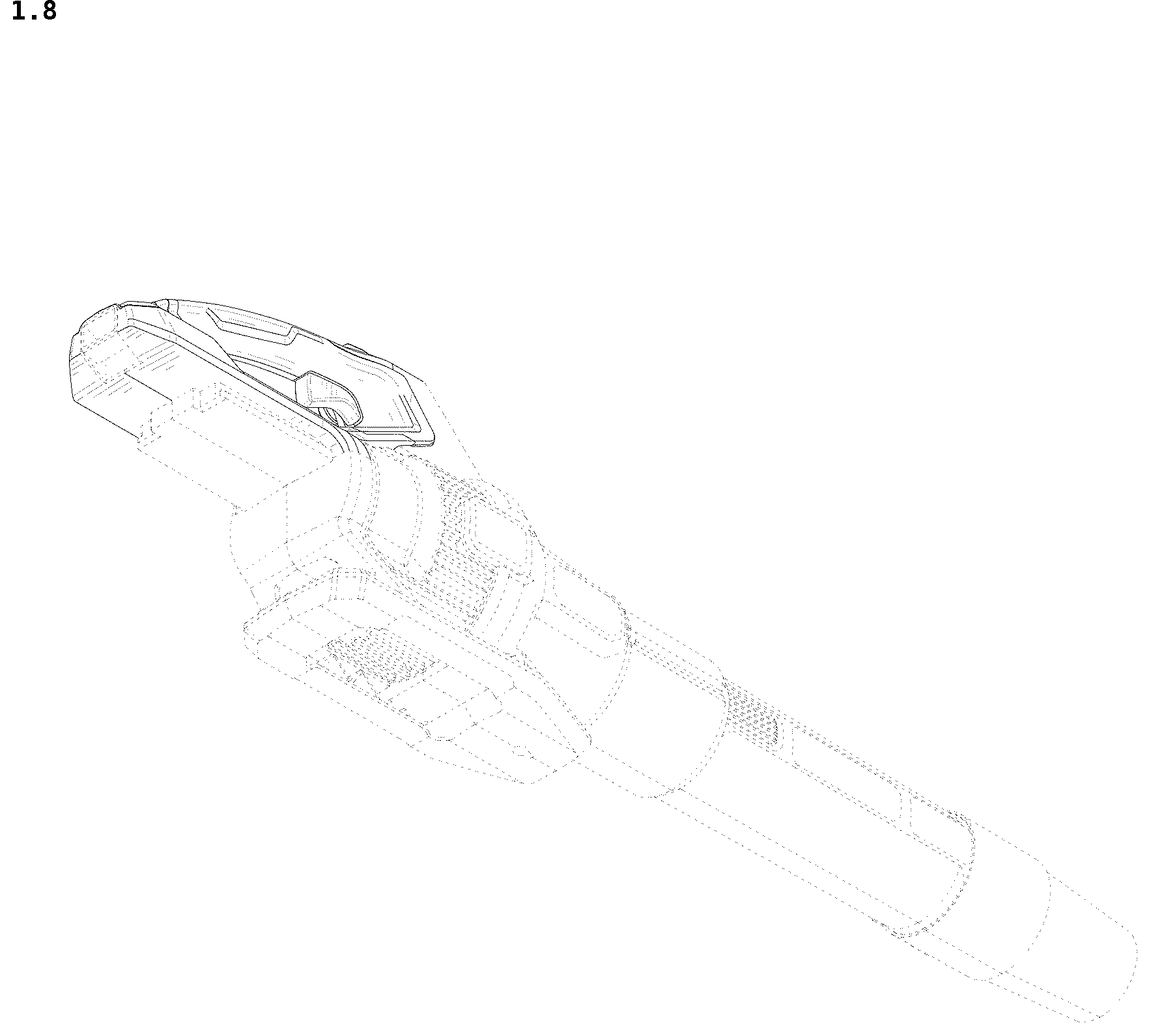 Patent USD1045290 Figure 8 – Leaf blower
