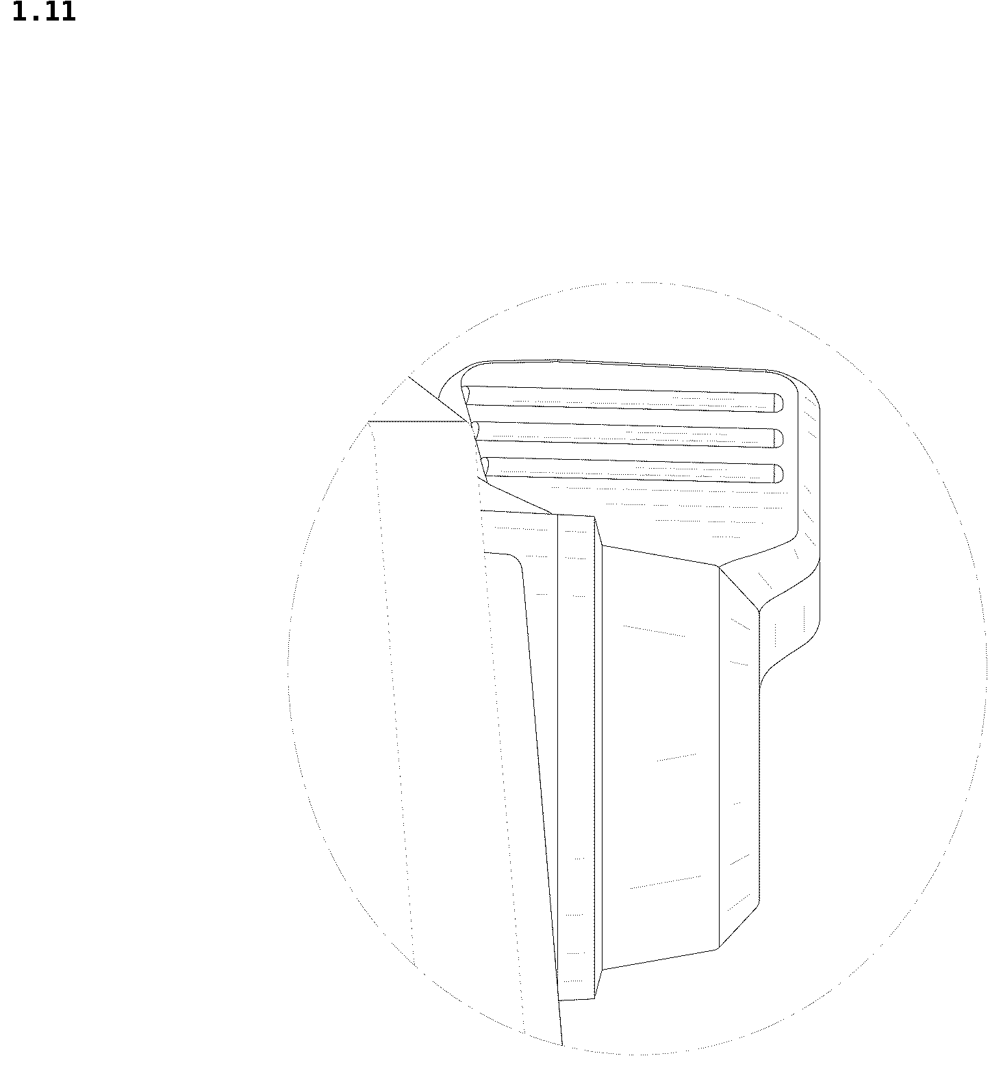 Patent USD1045290 Figure 11 – Leaf blower