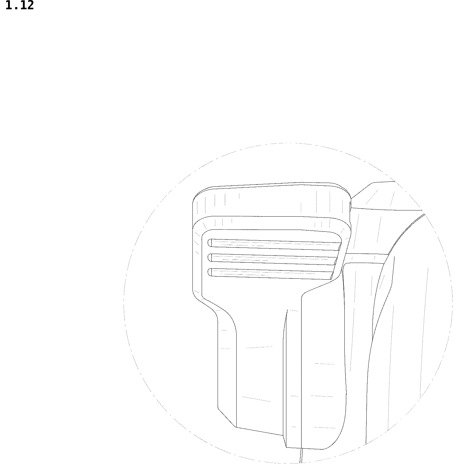 Patent USD1045290 Figure 12 – Leaf blower