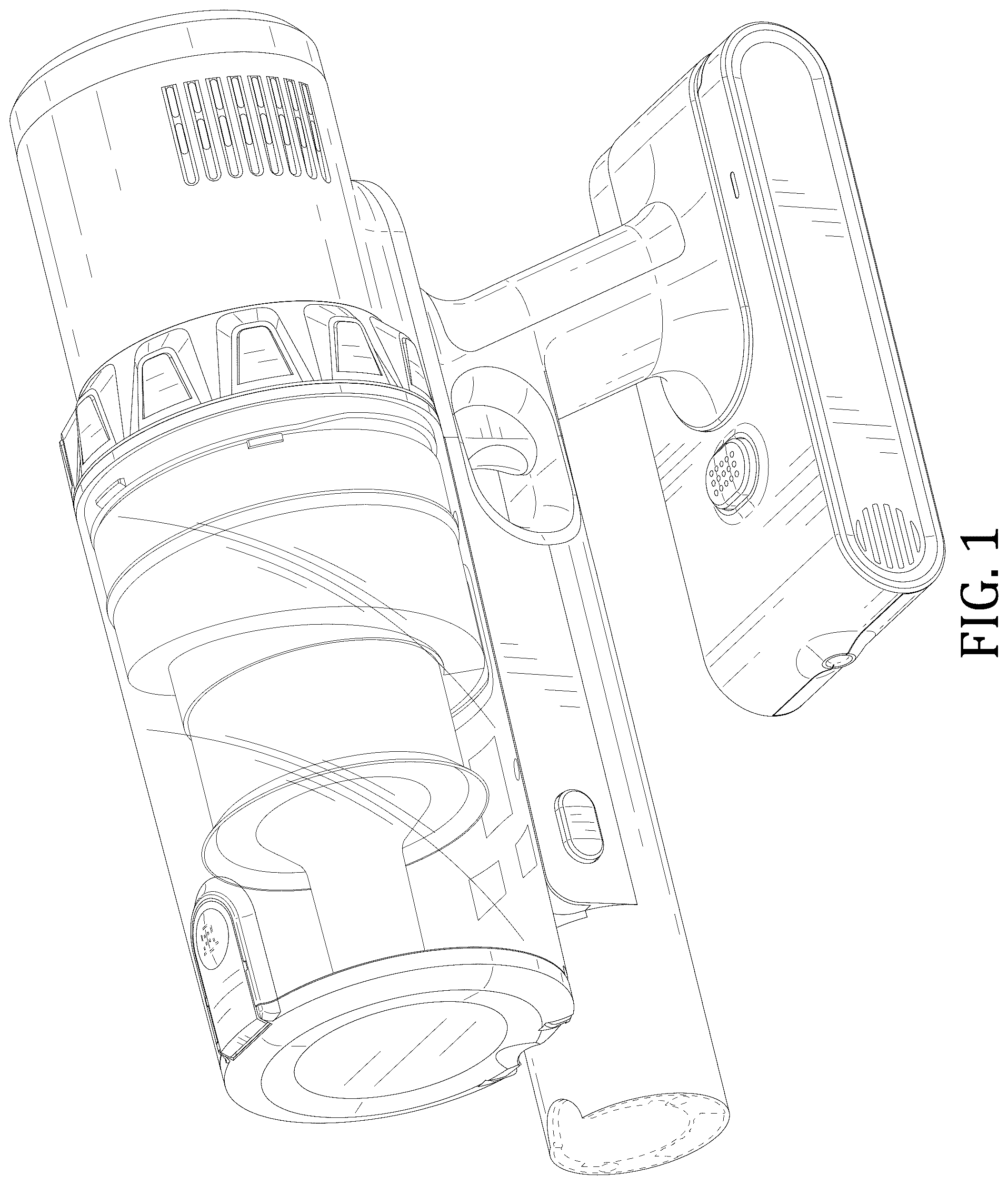 Patent USD1045291 Figure 1 – Vacuum cleaner