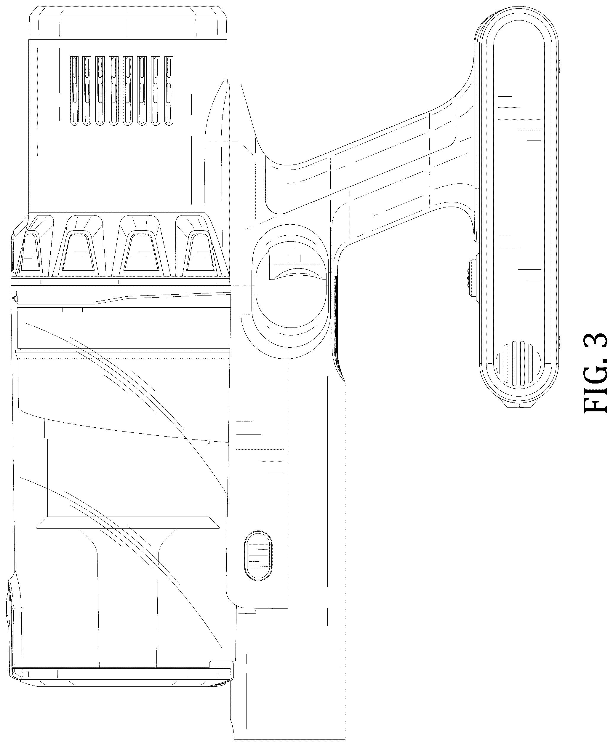 Patent USD1045291 Figure 3 – Vacuum cleaner
