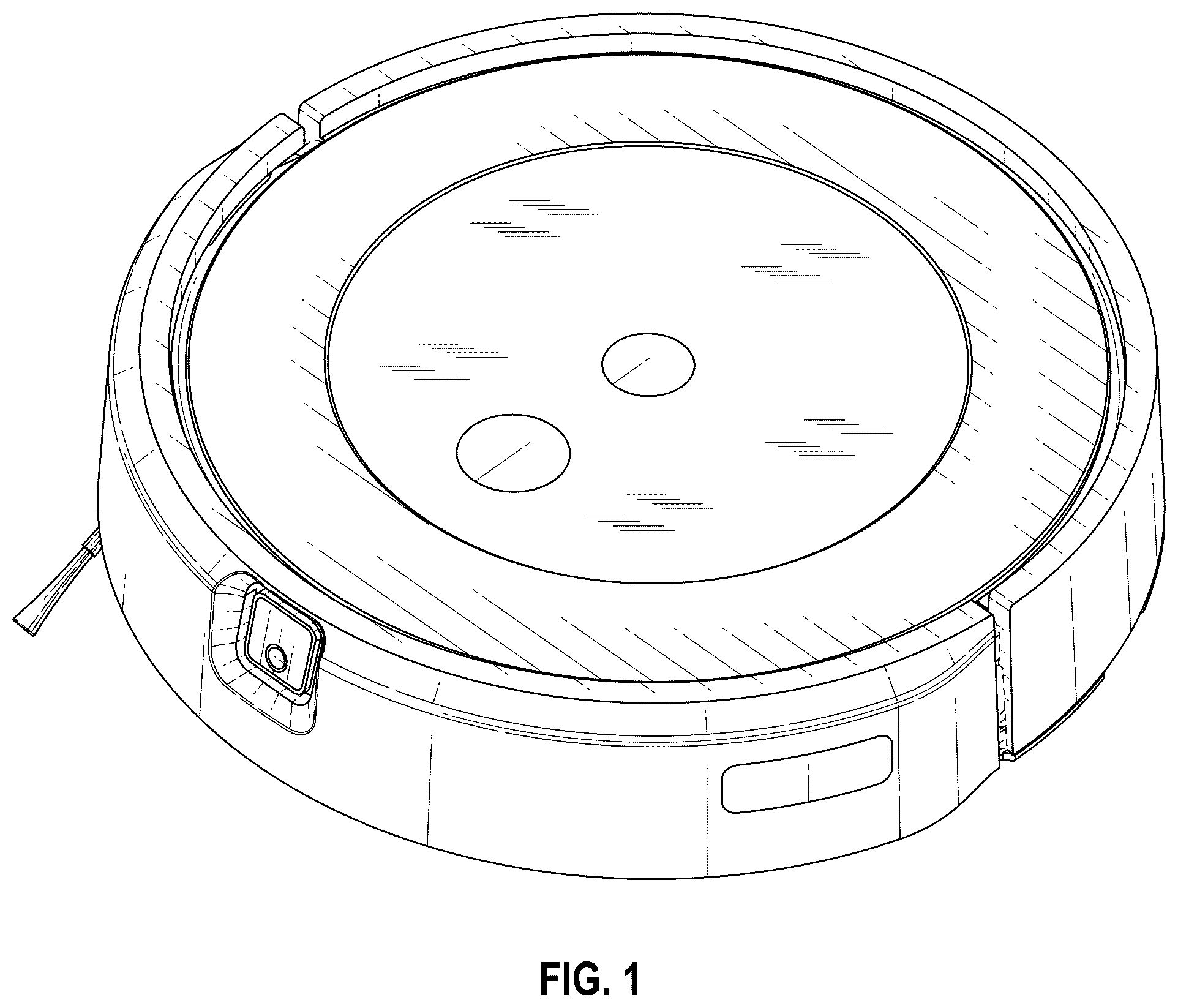 Patent USD1045297 — Mobile cleaning robot — Figure 1