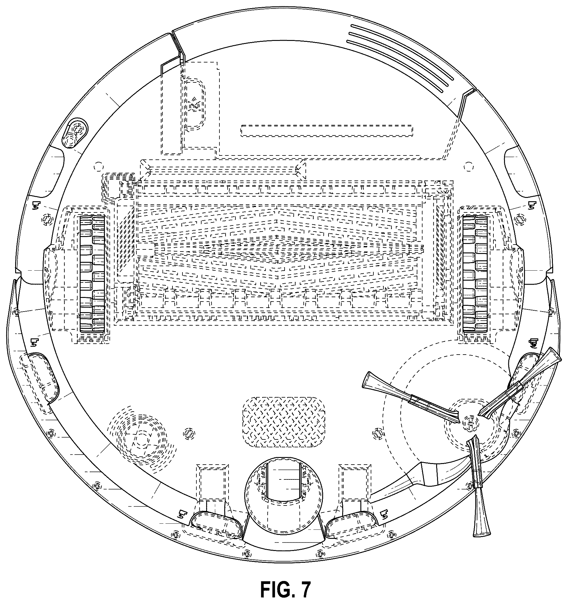 Patent USD1045297 Figure 5 – Mobile cleaning robot