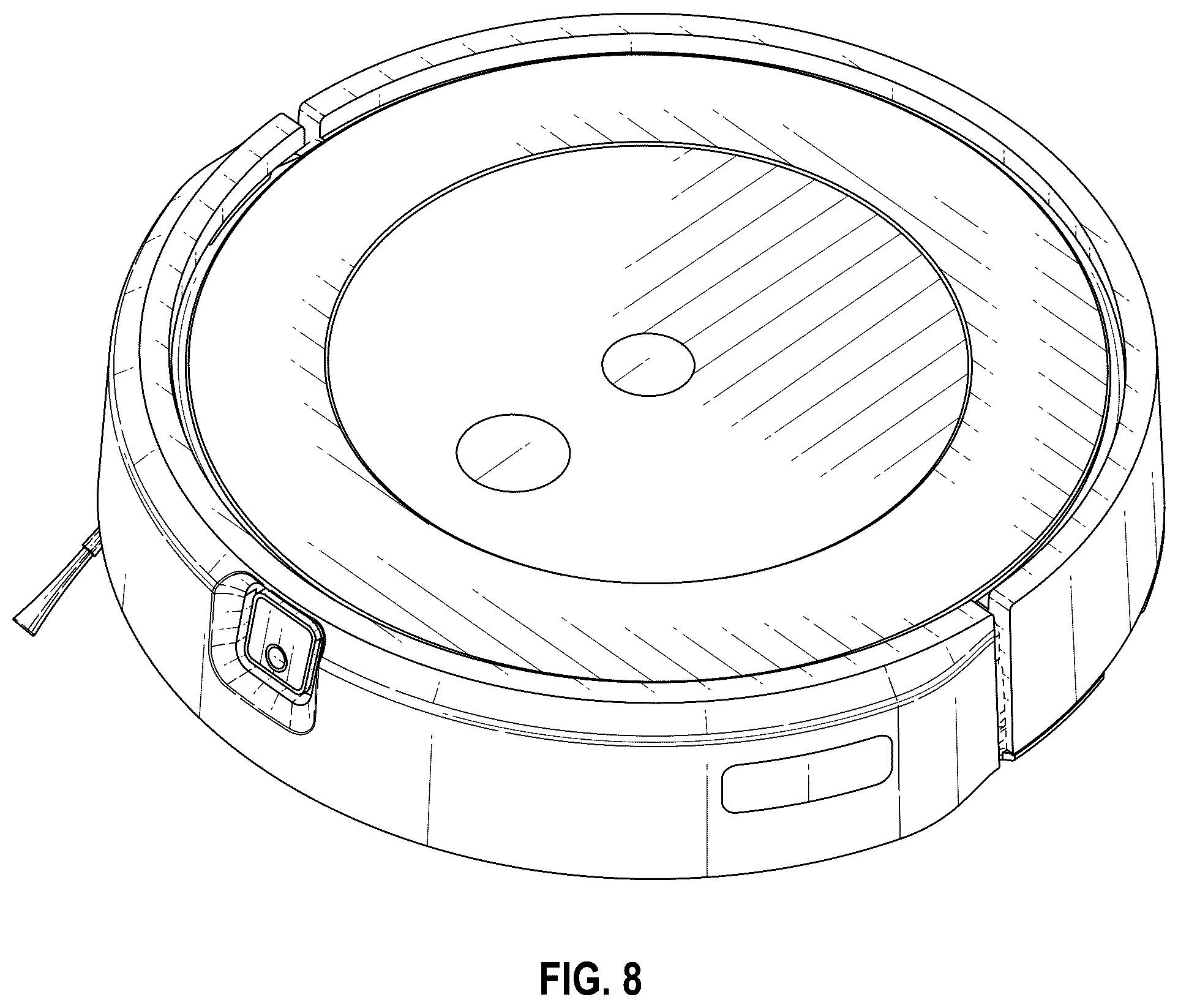 Patent USD1045297 Figure 6 – Mobile cleaning robot