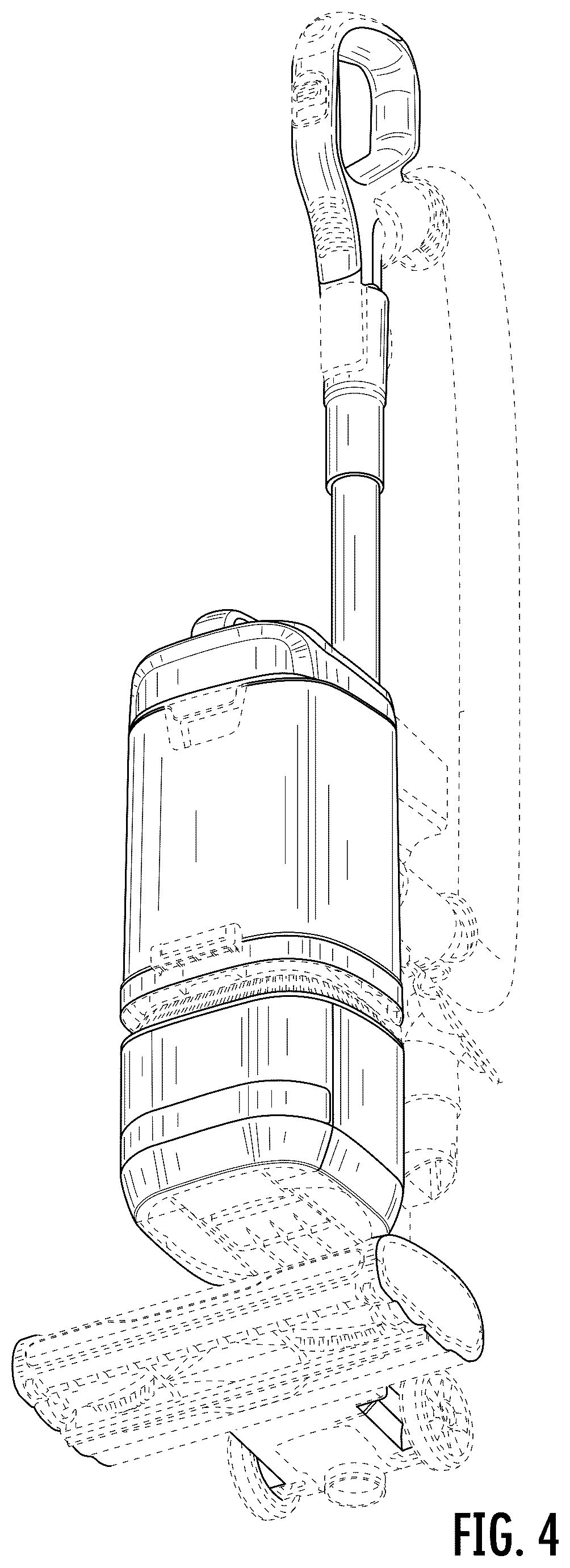 Patent USD1045298 Figure 4 – Vacuum cleaner