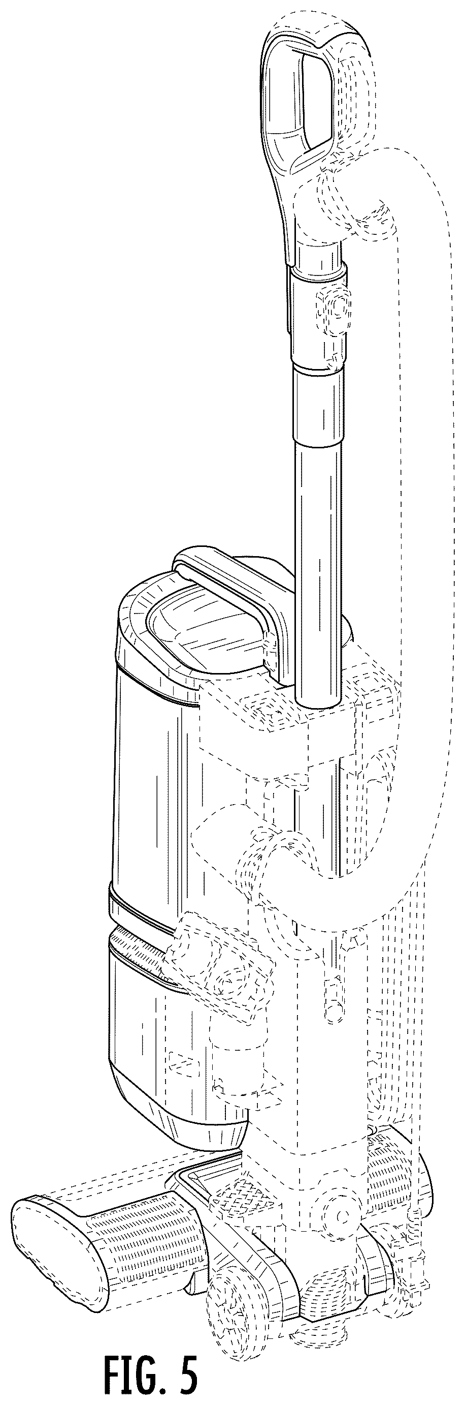 Patent USD1045298 Figure 5 – Vacuum cleaner