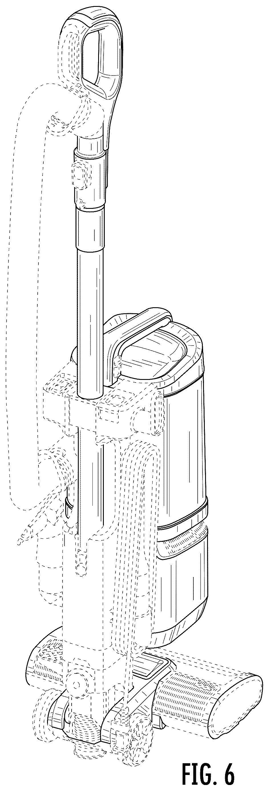 Patent USD1045298 Figure 6 – Vacuum cleaner