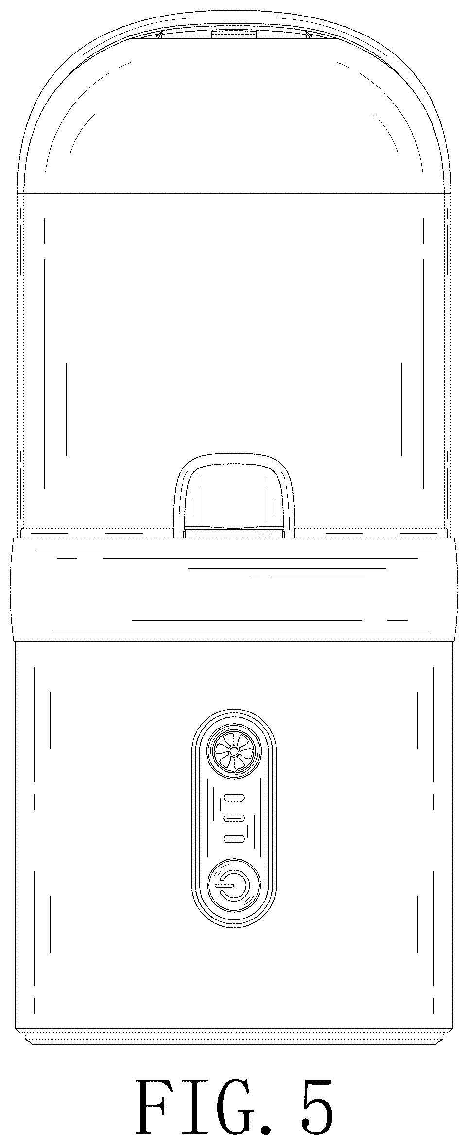 Patent USD1045300 Figure 5 – Vacuum cleaner host