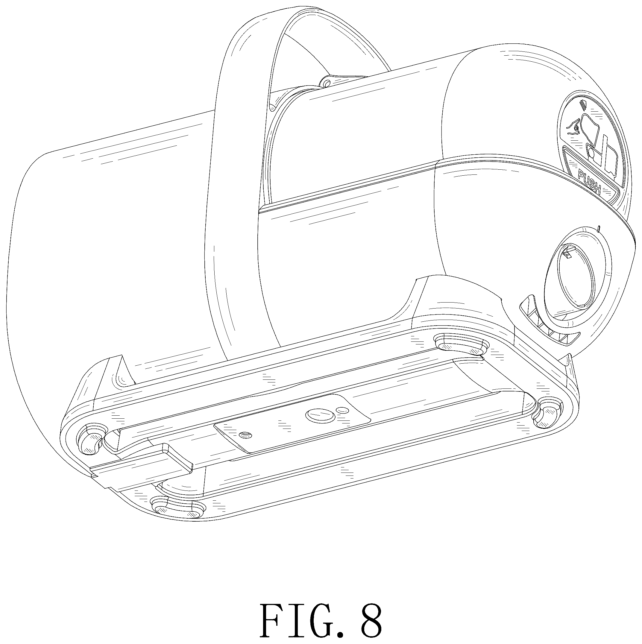 Patent USD1045300 Figure 8 – Vacuum cleaner host