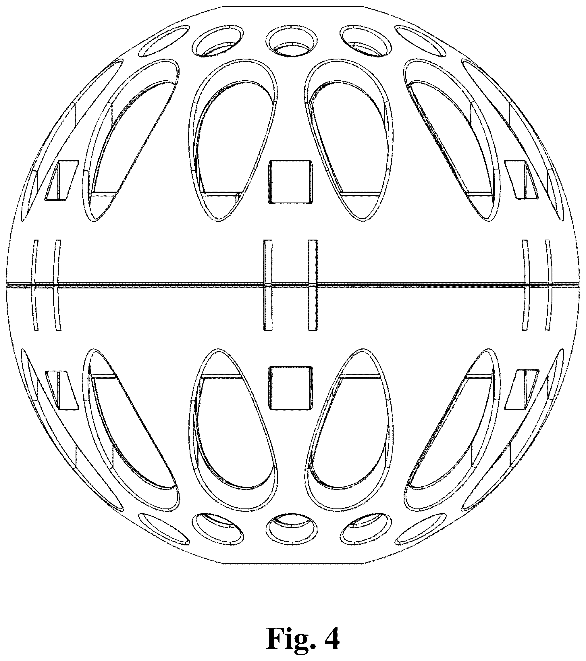 Patent USD1045302 Figure 4 – Laundry ball