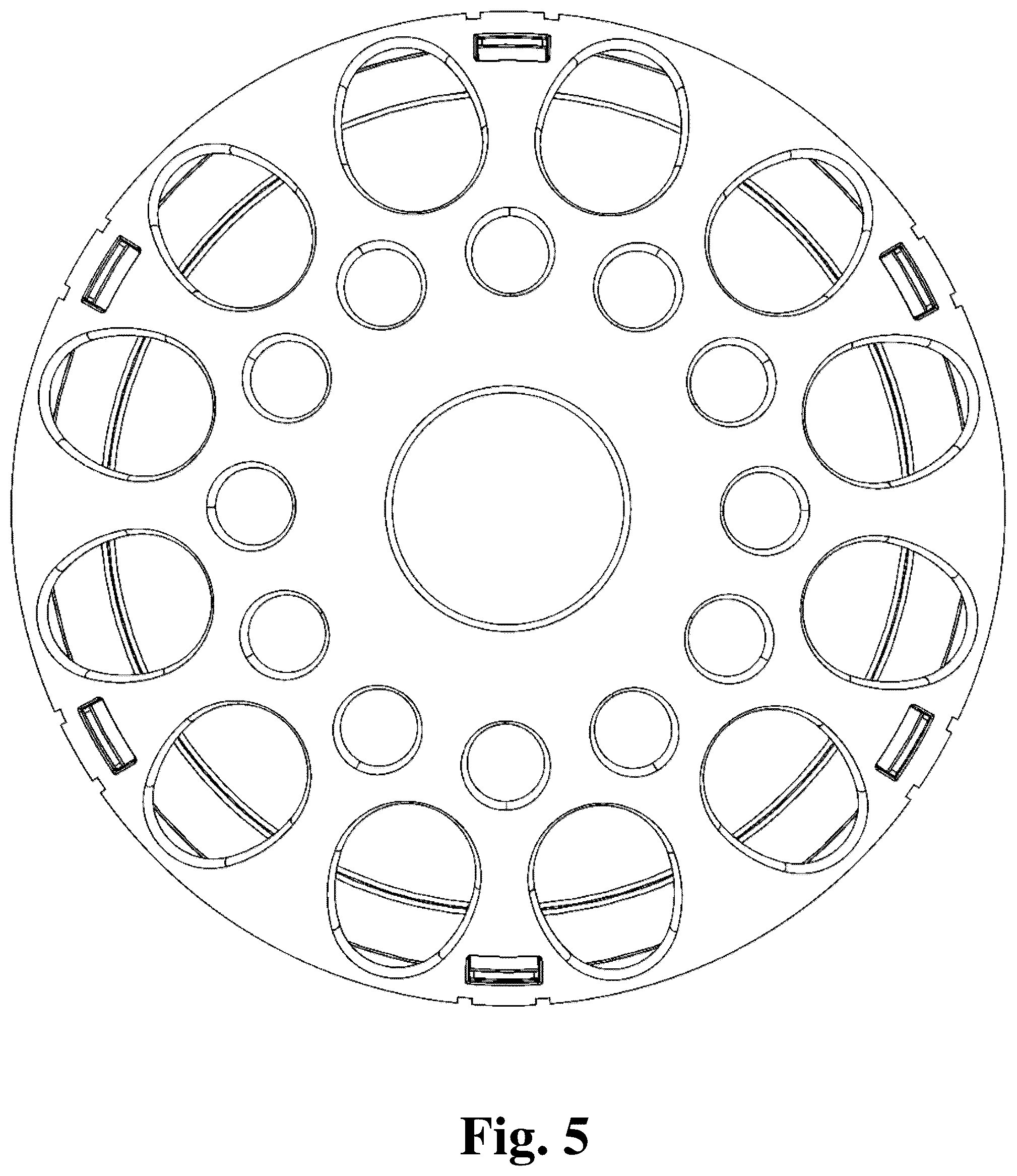 Patent USD1045302 Figure 5 – Laundry ball