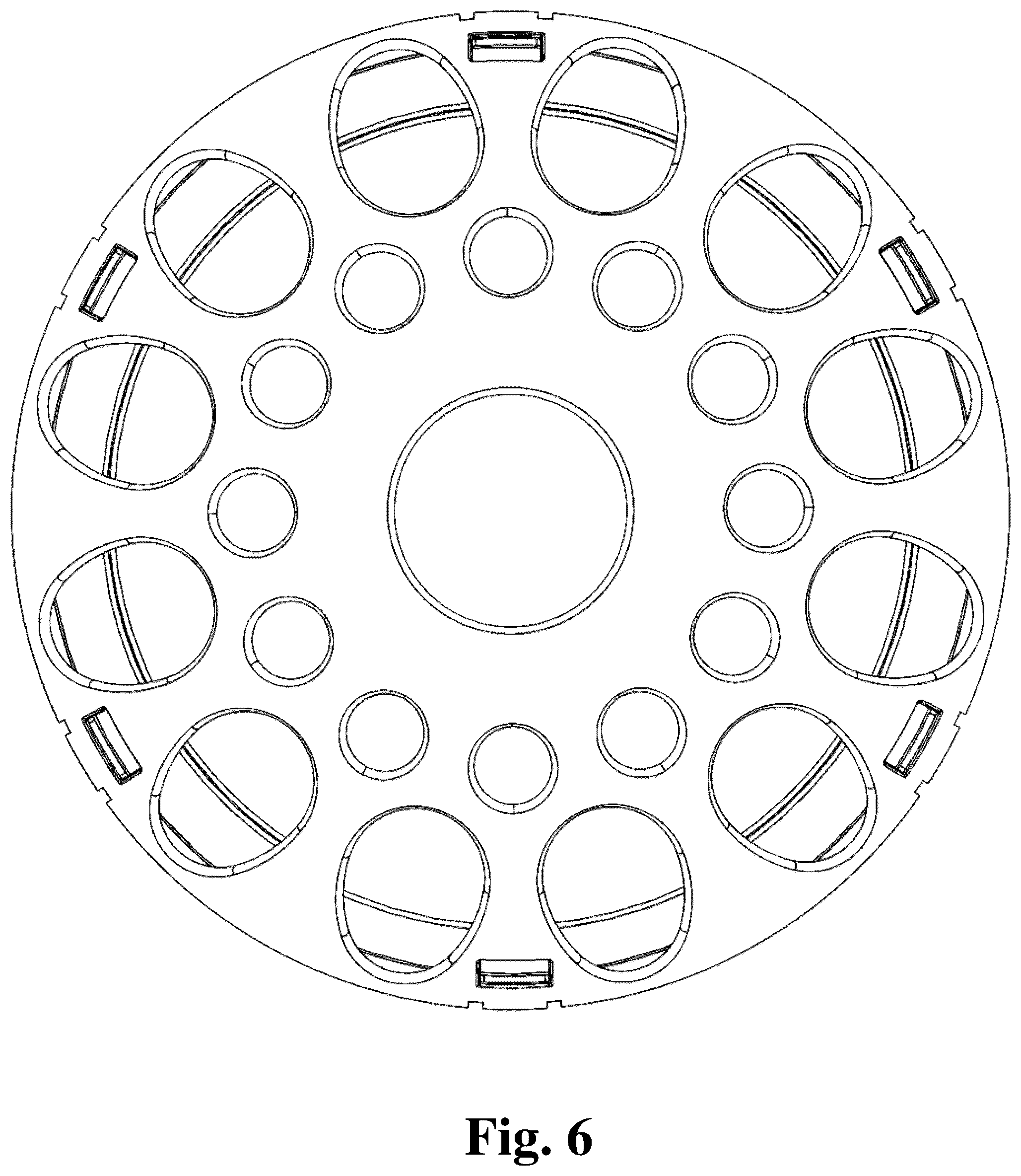 Patent USD1045302 Figure 6 – Laundry ball