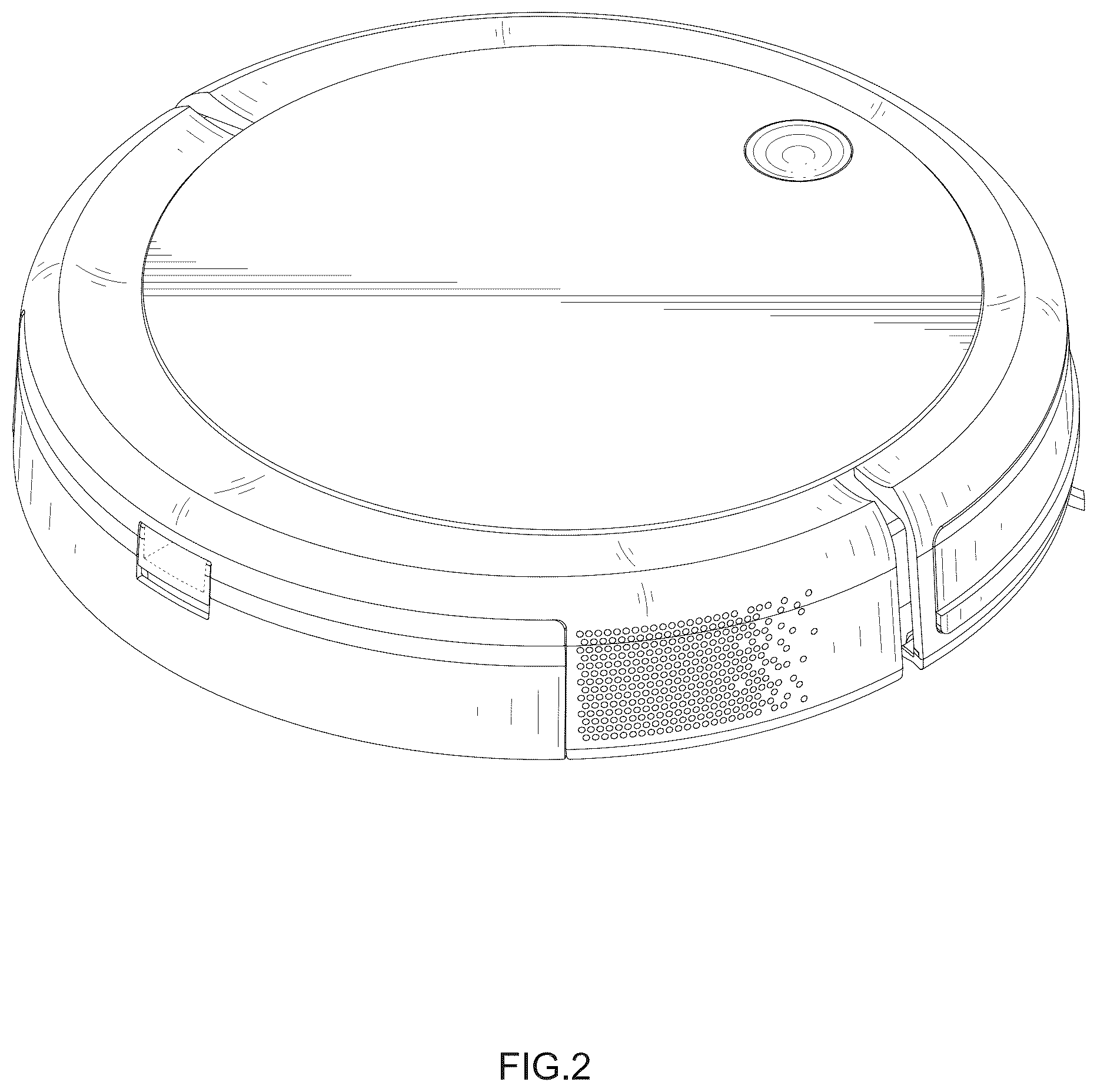 Patent USD1045304 Figure 2 – Sweeping robot