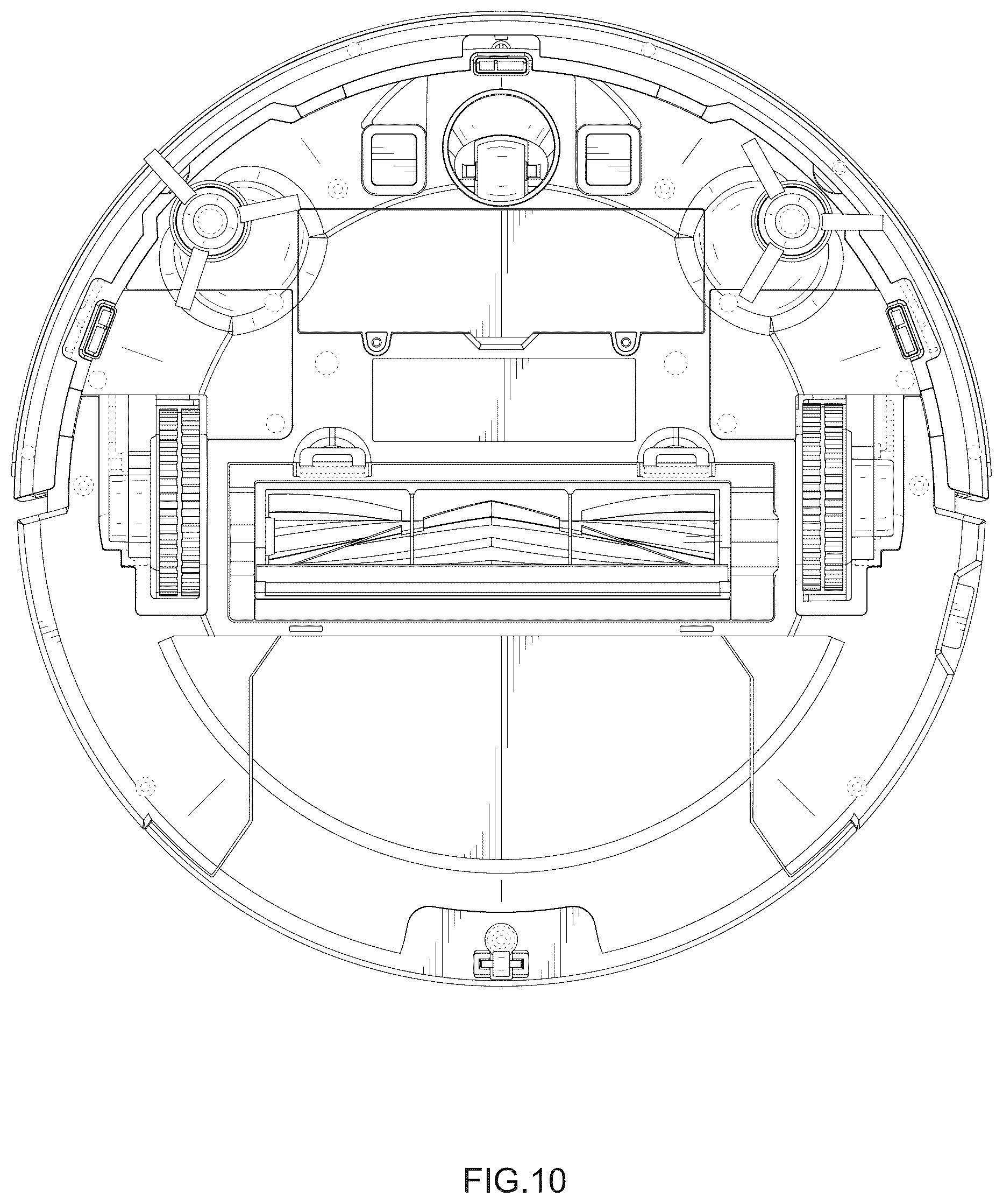 Patent USD1045304 Figure 10 – Sweeping robot