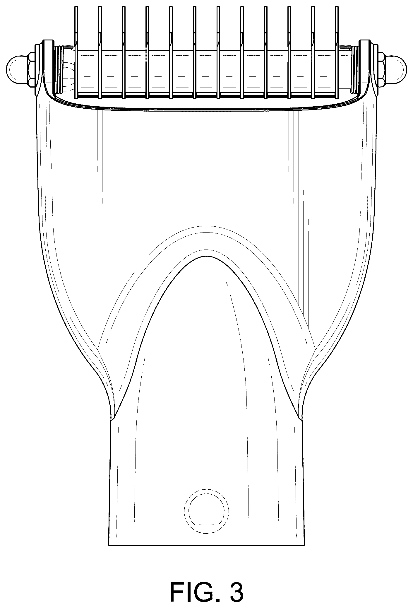 Patent USD1045305 Figure 3 – Cleaning device attachment