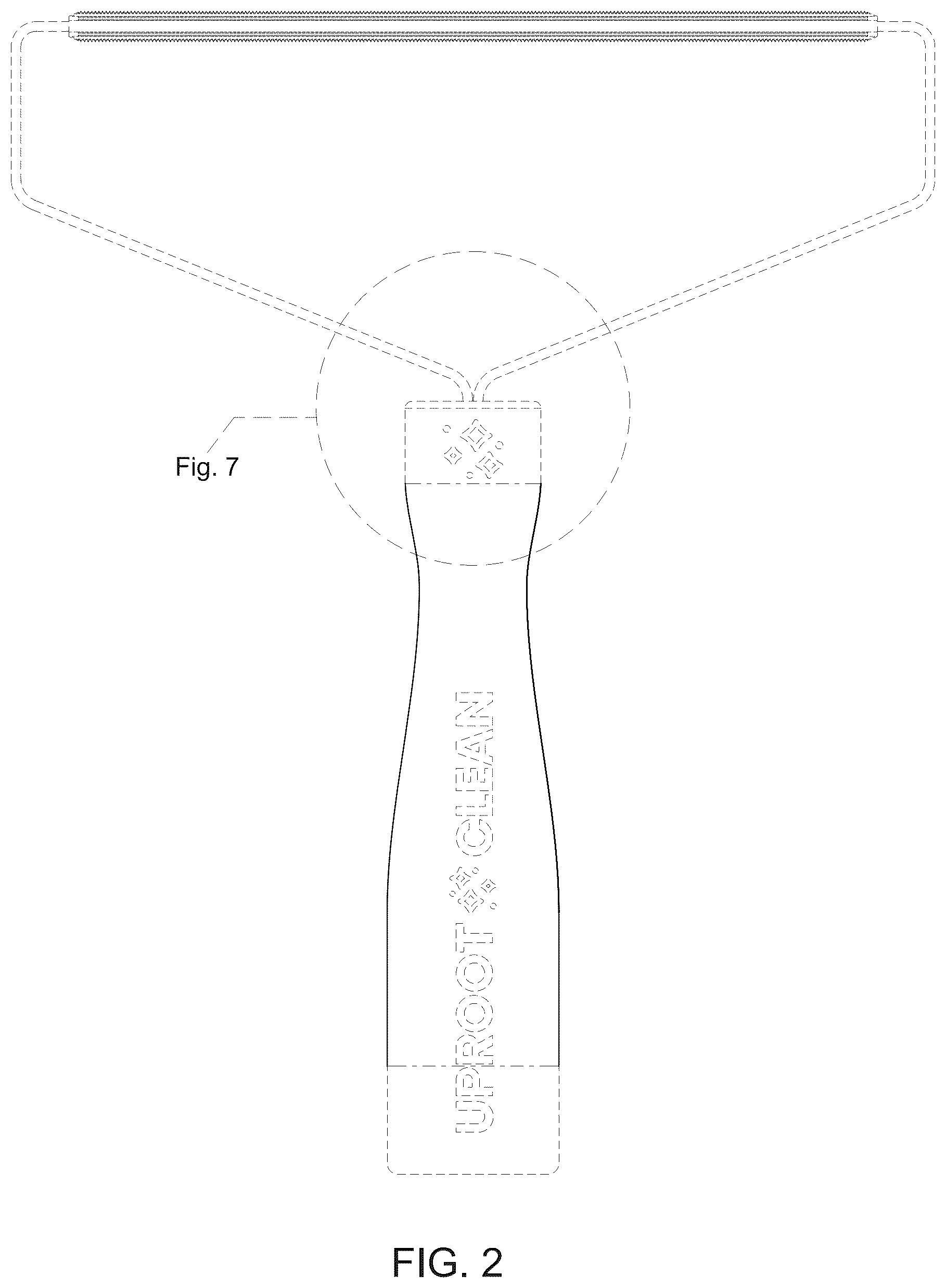 Patent USD1045306 Figure 2 – Cleaning device