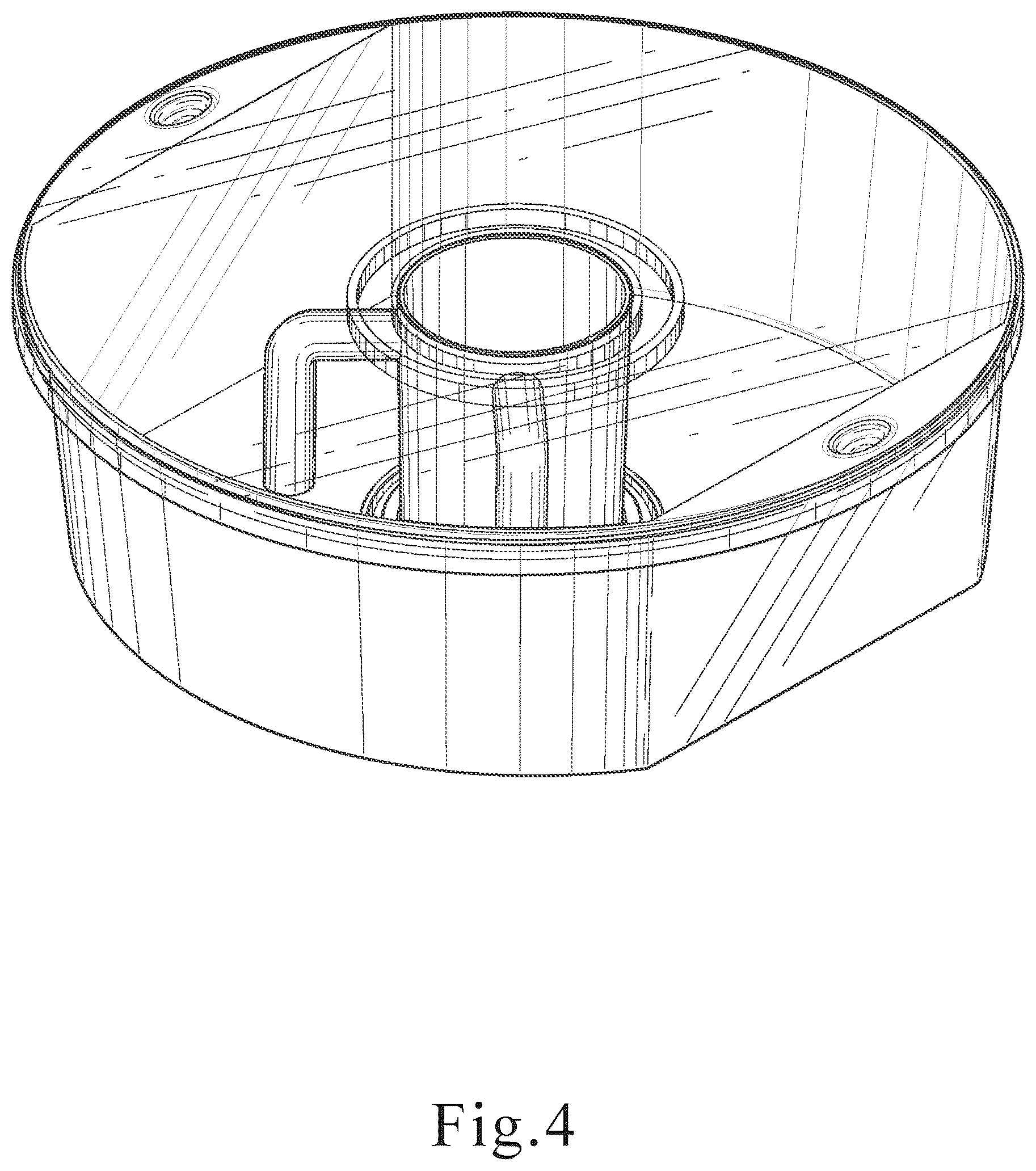 Patent USD1045307 Figure 4 – Combined wash basin, cup and lid