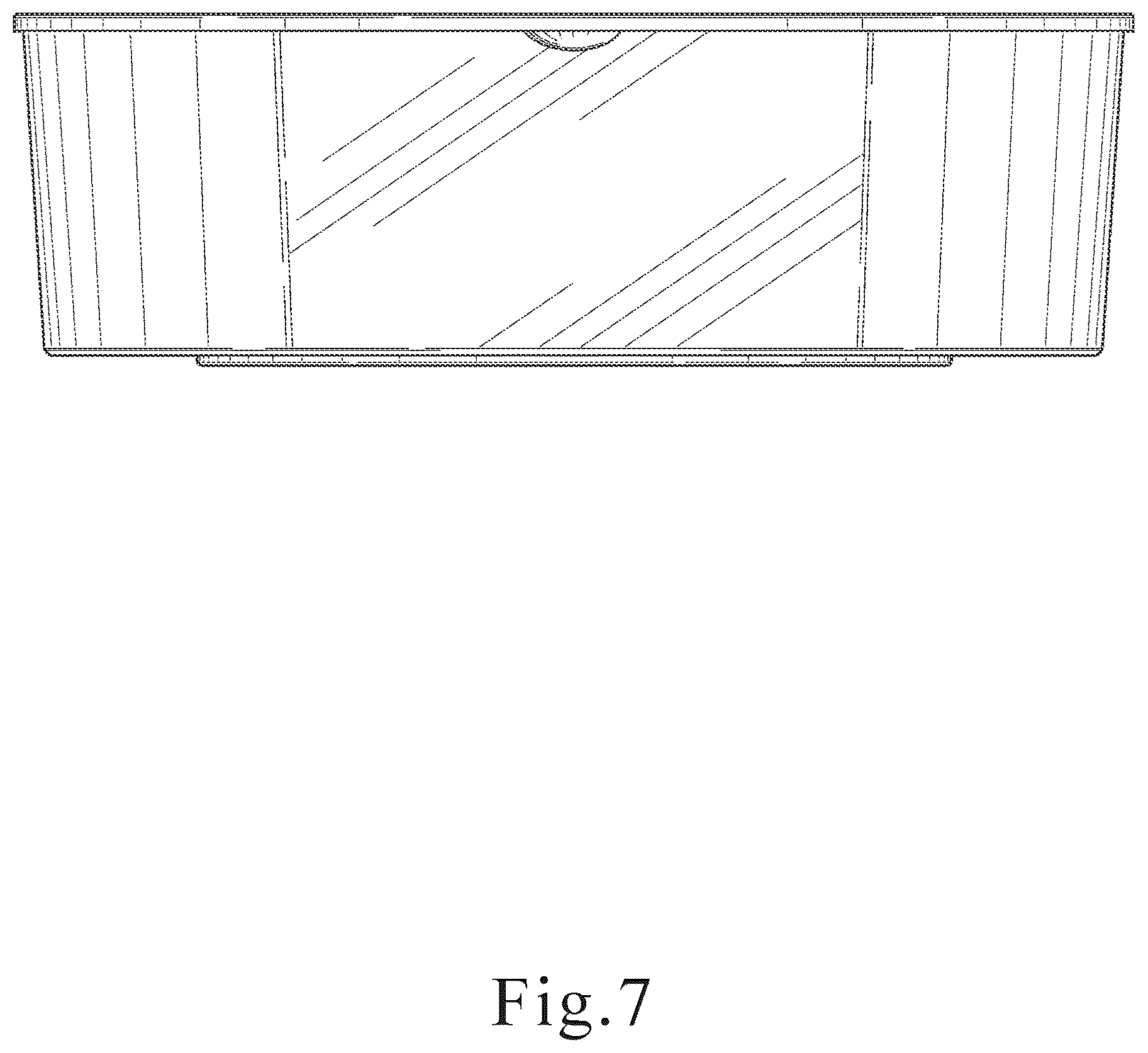 Patent USD1045307 Figure 7 – Combined wash basin, cup and lid
