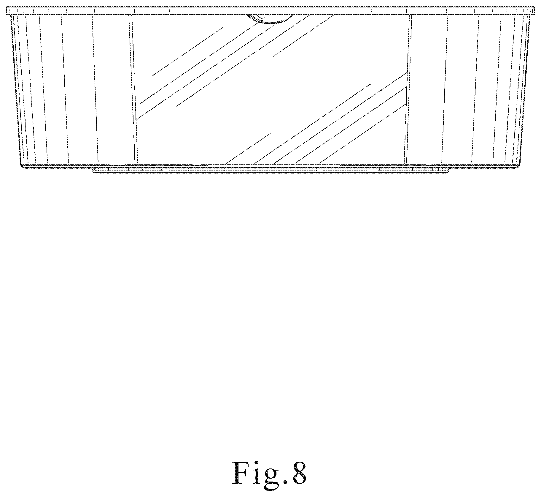 Patent USD1045307 Figure 8 – Combined wash basin, cup and lid