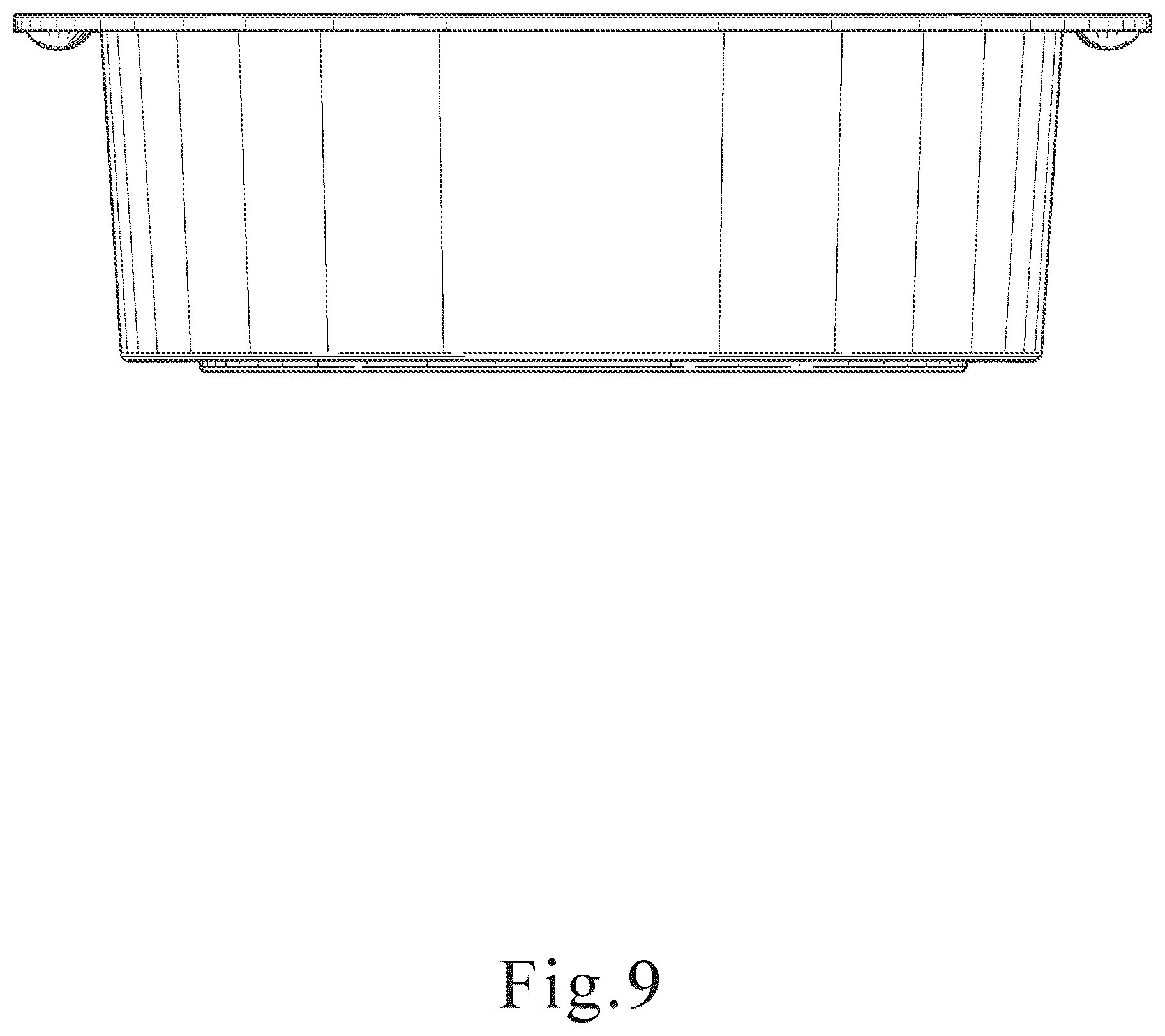 Patent USD1045307 Figure 9 – Combined wash basin, cup and lid