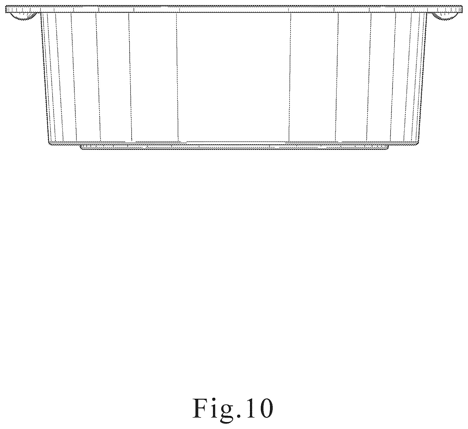 Patent USD1045307 Figure 10 – Combined wash basin, cup and lid