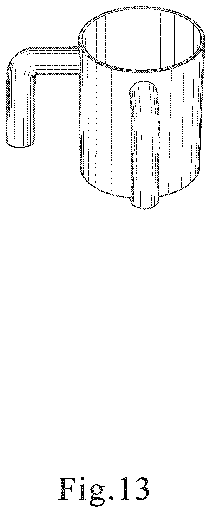 Patent USD1045307 Figure 13 – Combined wash basin, cup and lid