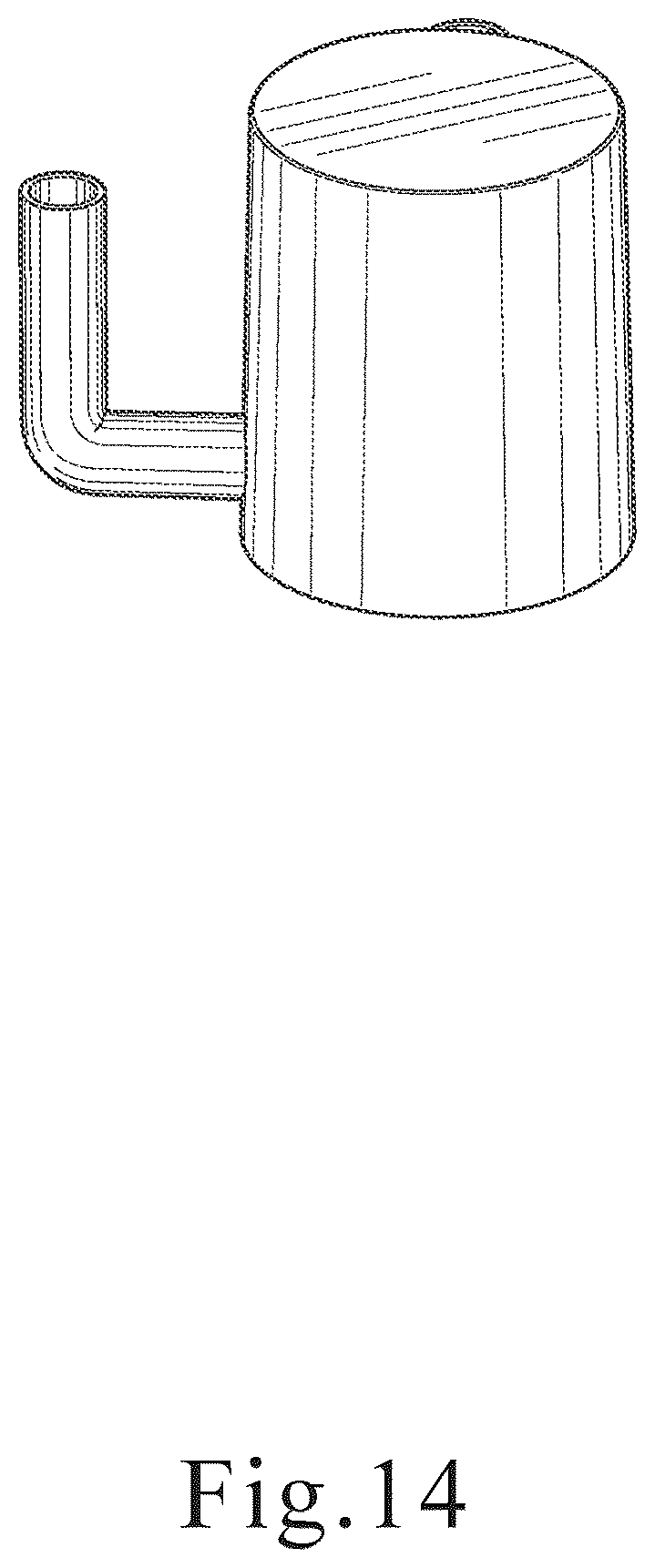 Patent USD1045307 Figure 14 – Combined wash basin, cup and lid
