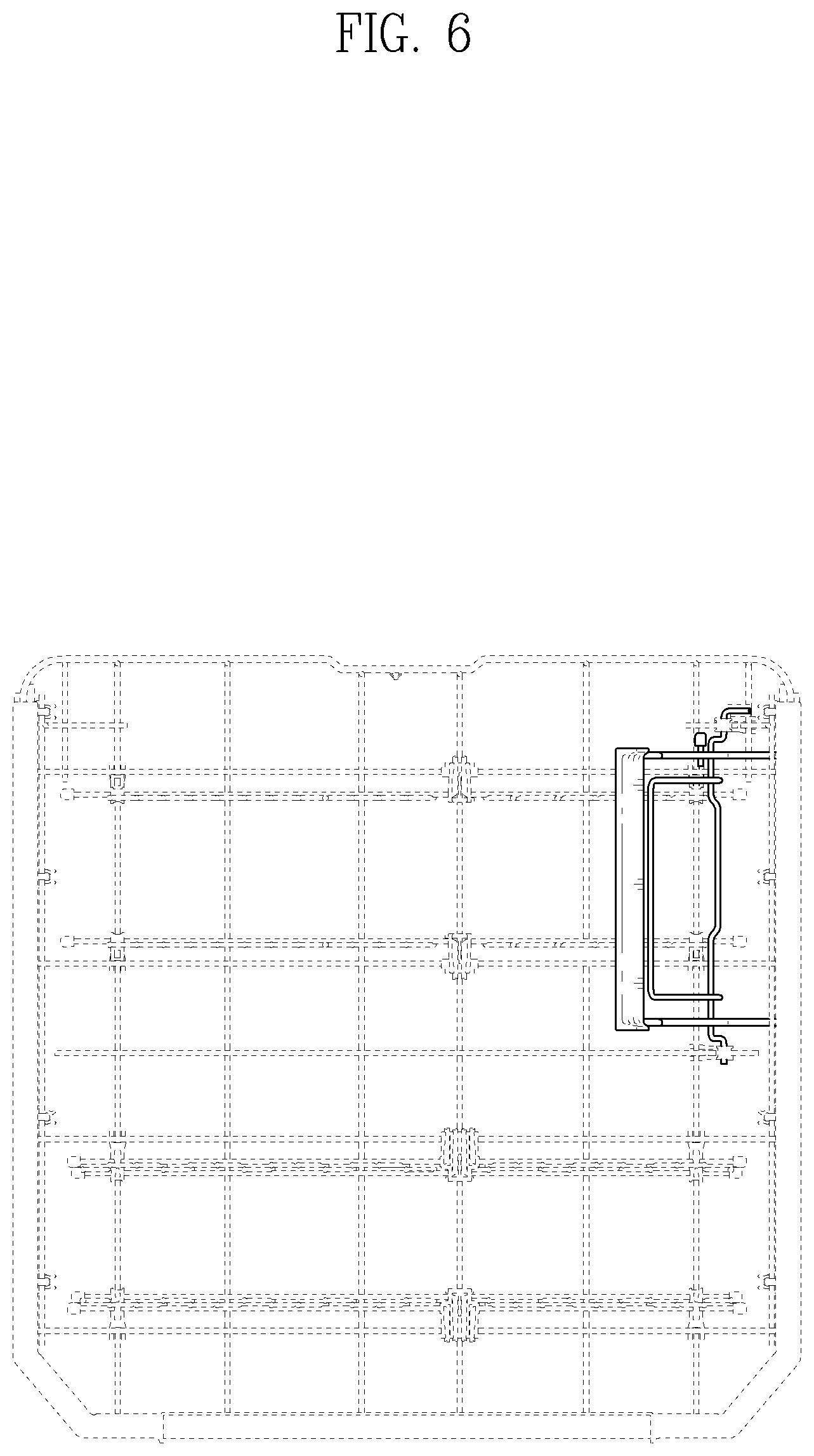 Patent USD1045308 Figure 6 – Dishwasher rack accessory