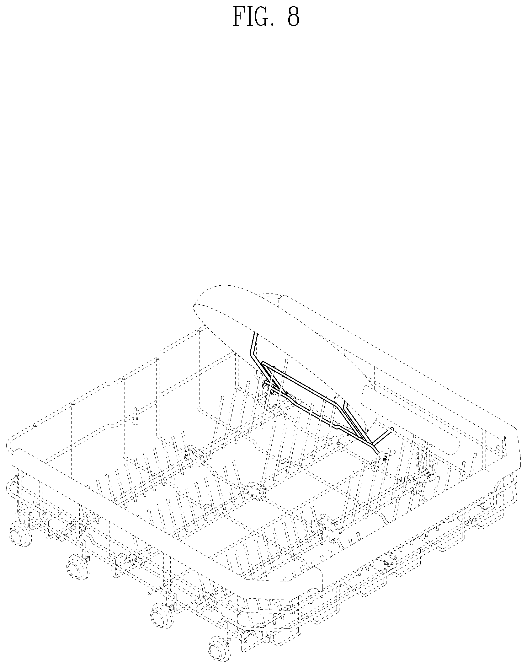 Patent USD1045308 Figure 8 – Dishwasher rack accessory