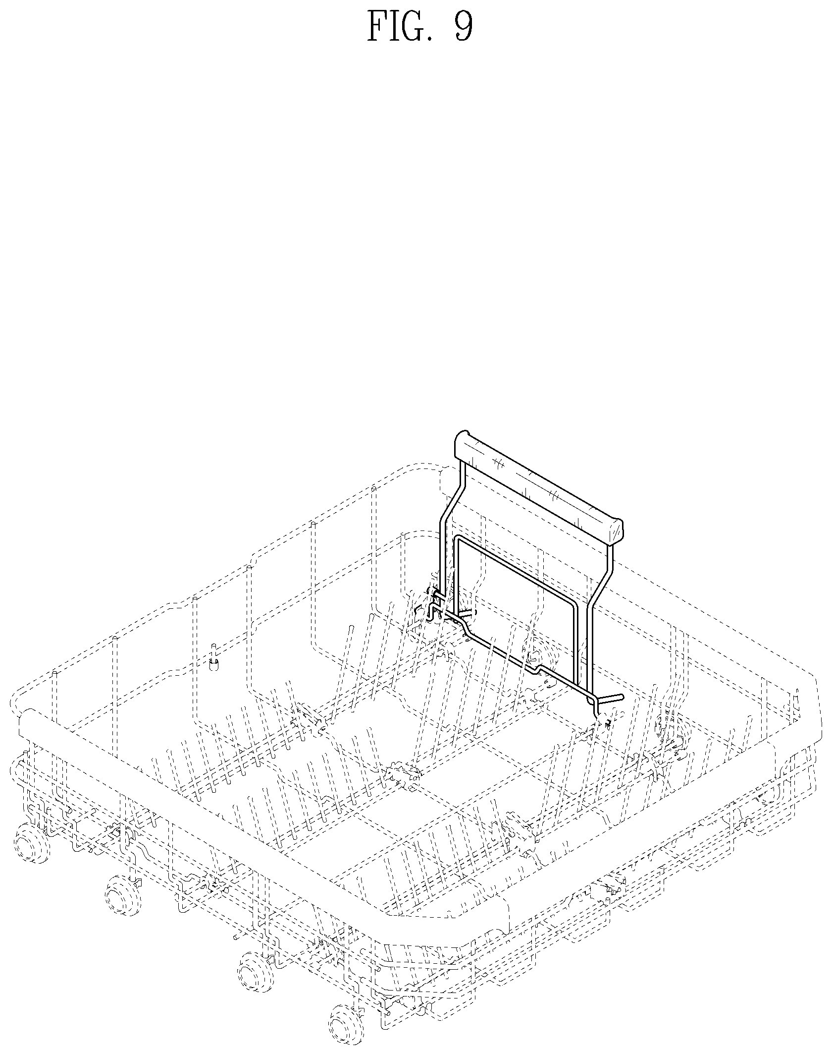 Patent USD1045308 Figure 9 – Dishwasher rack accessory